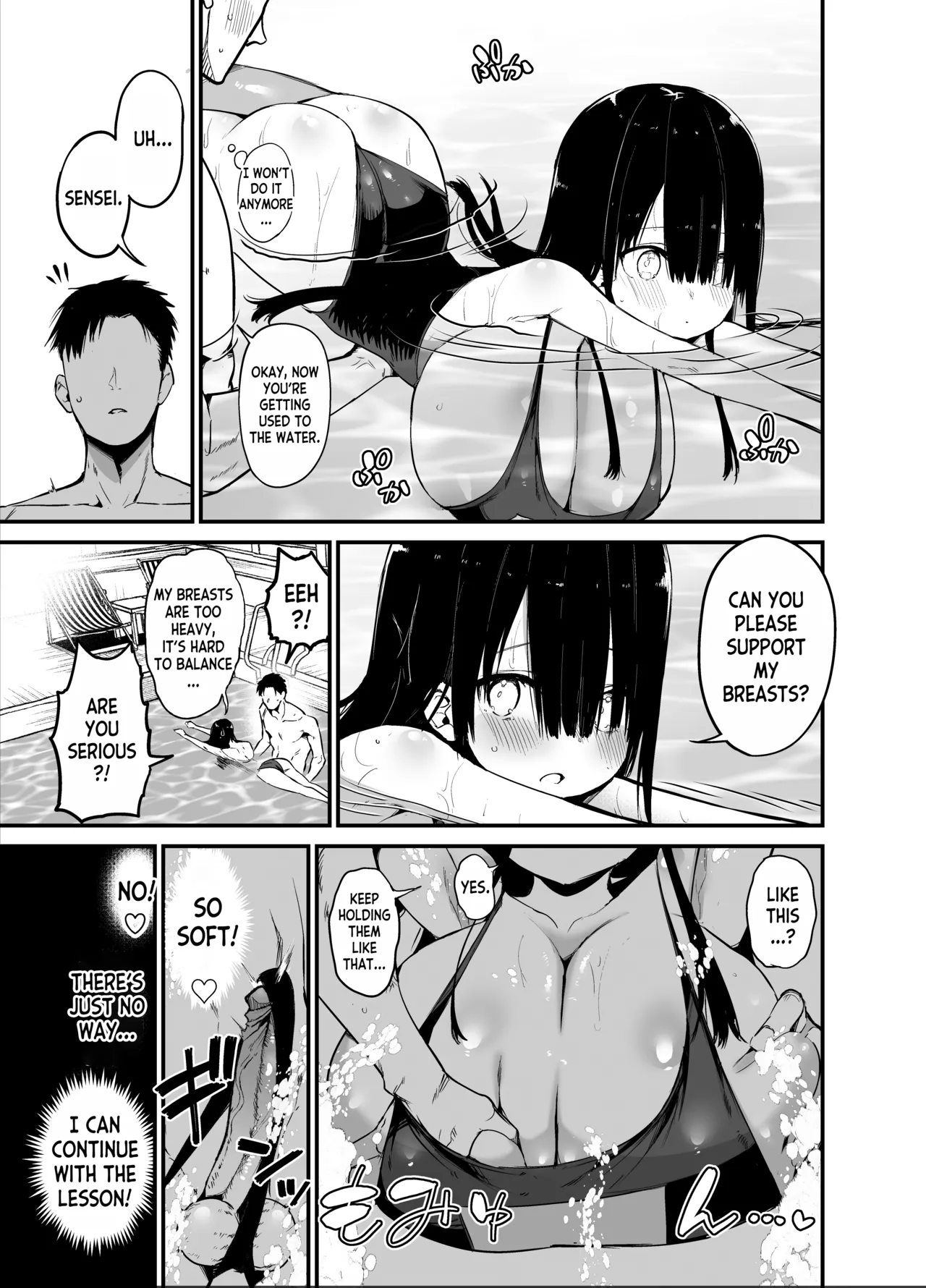 InCha no K Cup-chan 2 page 27 original parody - school swimsuit big penis hentai manga - read online free