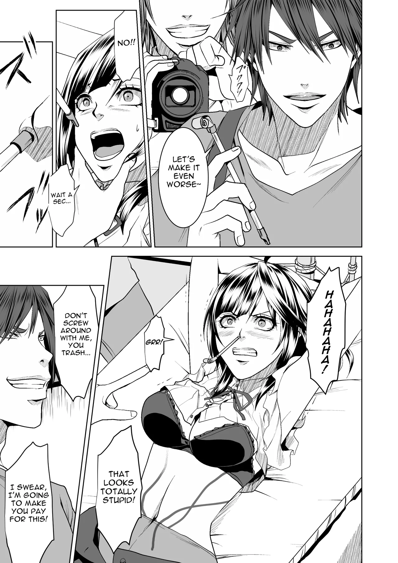 Teppeki Onna ni Fukushuu Daisakusen | Revenge Plan for the Ice Queen page 18 original parody - sole female pantyhose hentai manga - read online free