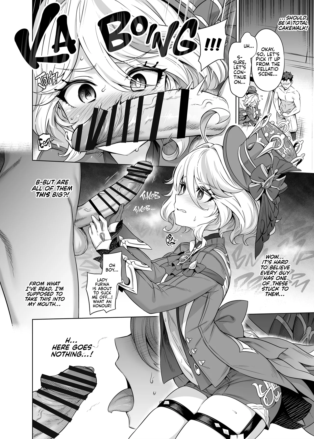 Furina-sama Wakattemasu yo ne? | Lady Furina, You Feel Me, Right? page 11 featuring focalors genshin impact parody - sole female sole male hentai manga - read online free