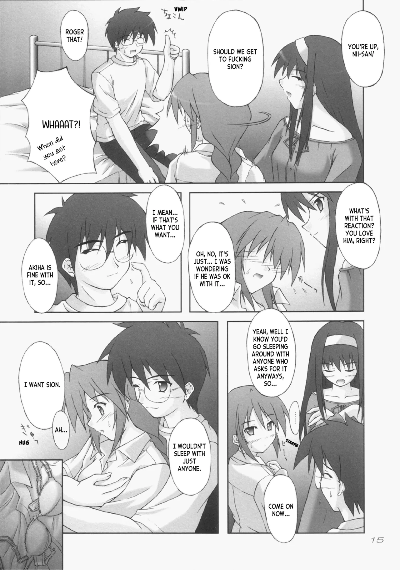 Tsunagatteitai | I Want to be Connected page 14 featuring akiha tohno tsukihime parody - stockings defloration hentai manga - read online free