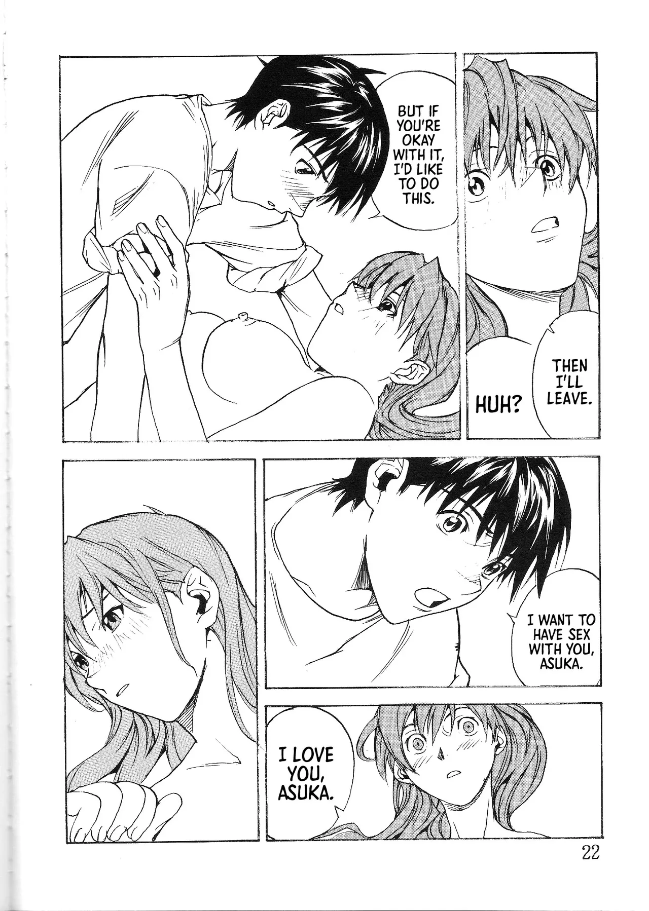SYNCHROCORD 2 page 21 featuring shinji ikari neon genesis evangelion parody - sole female sole male hentai manga - read online free