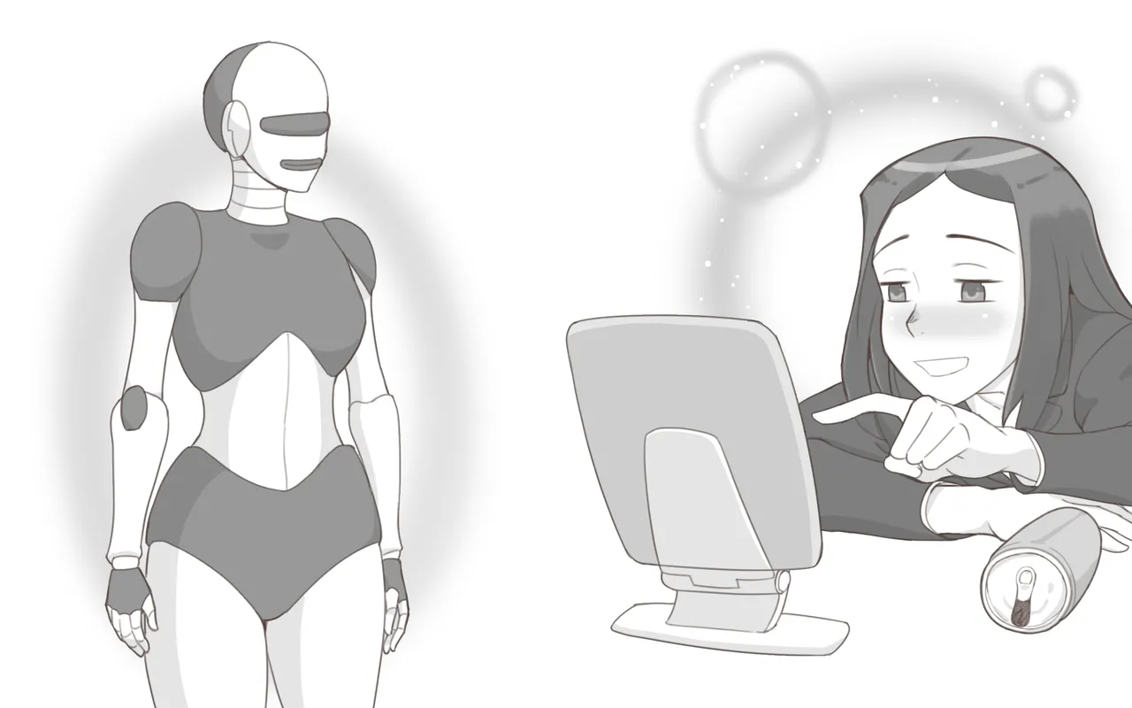 Metallic Love page 87 original parody - sole female robot hentai manga - read online free