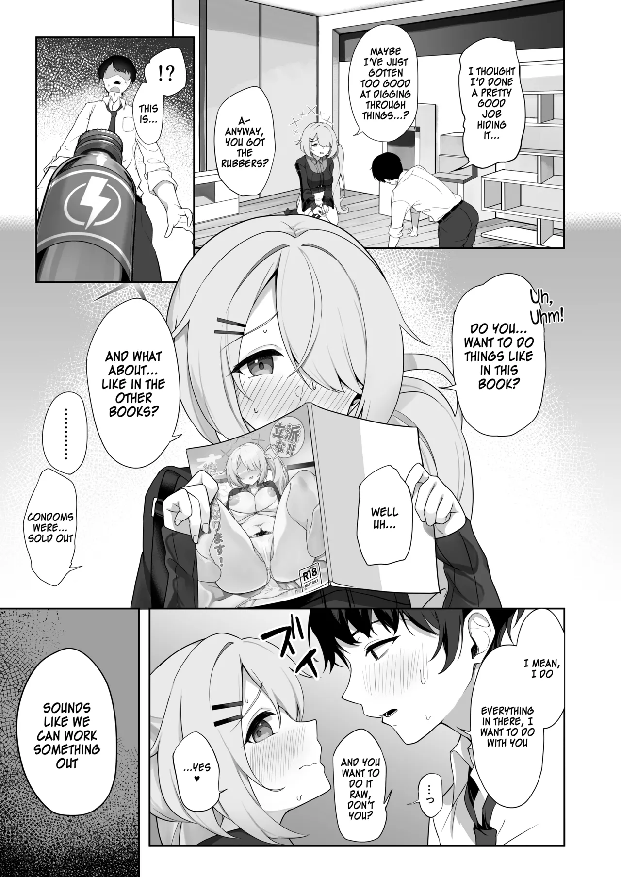 Shoujo wa Sore Demo Monotarinai | She's still left wanting page 12 featuring sensei blue archive parody - sole female sole male hentai manga - read online free