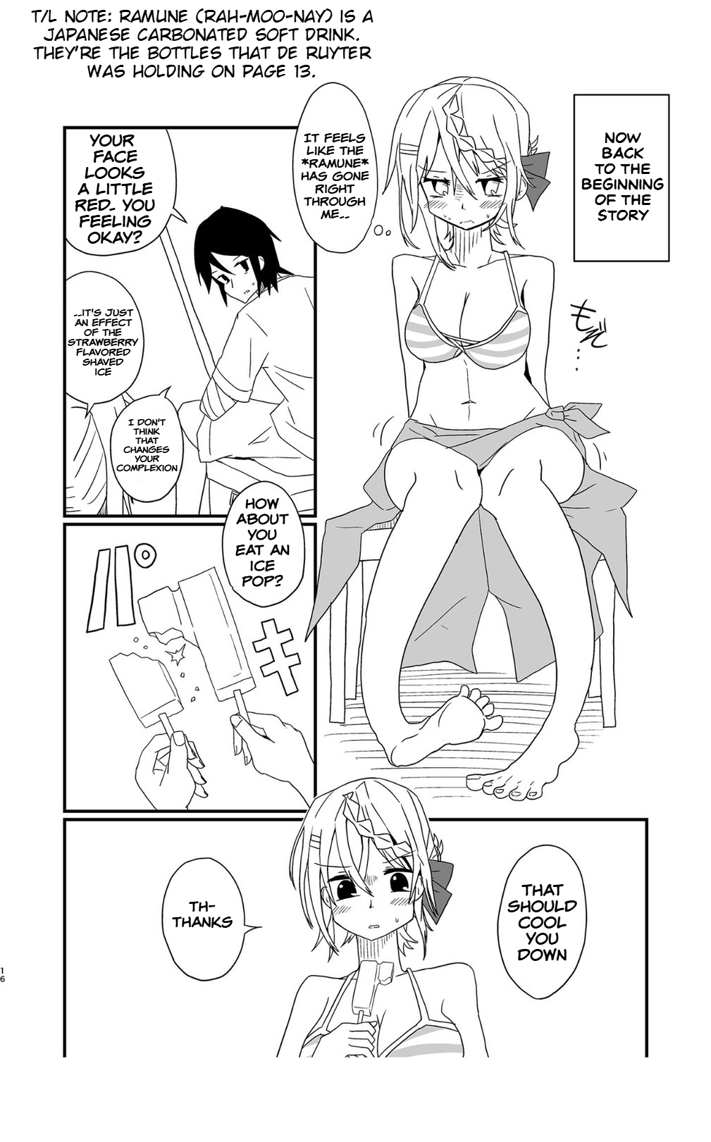 Perth no Ichiban Nagai Hi - Perth's longest day. page 16 featuring perth kantai collection parody - swimsuit bikini hentai manga - read online free
