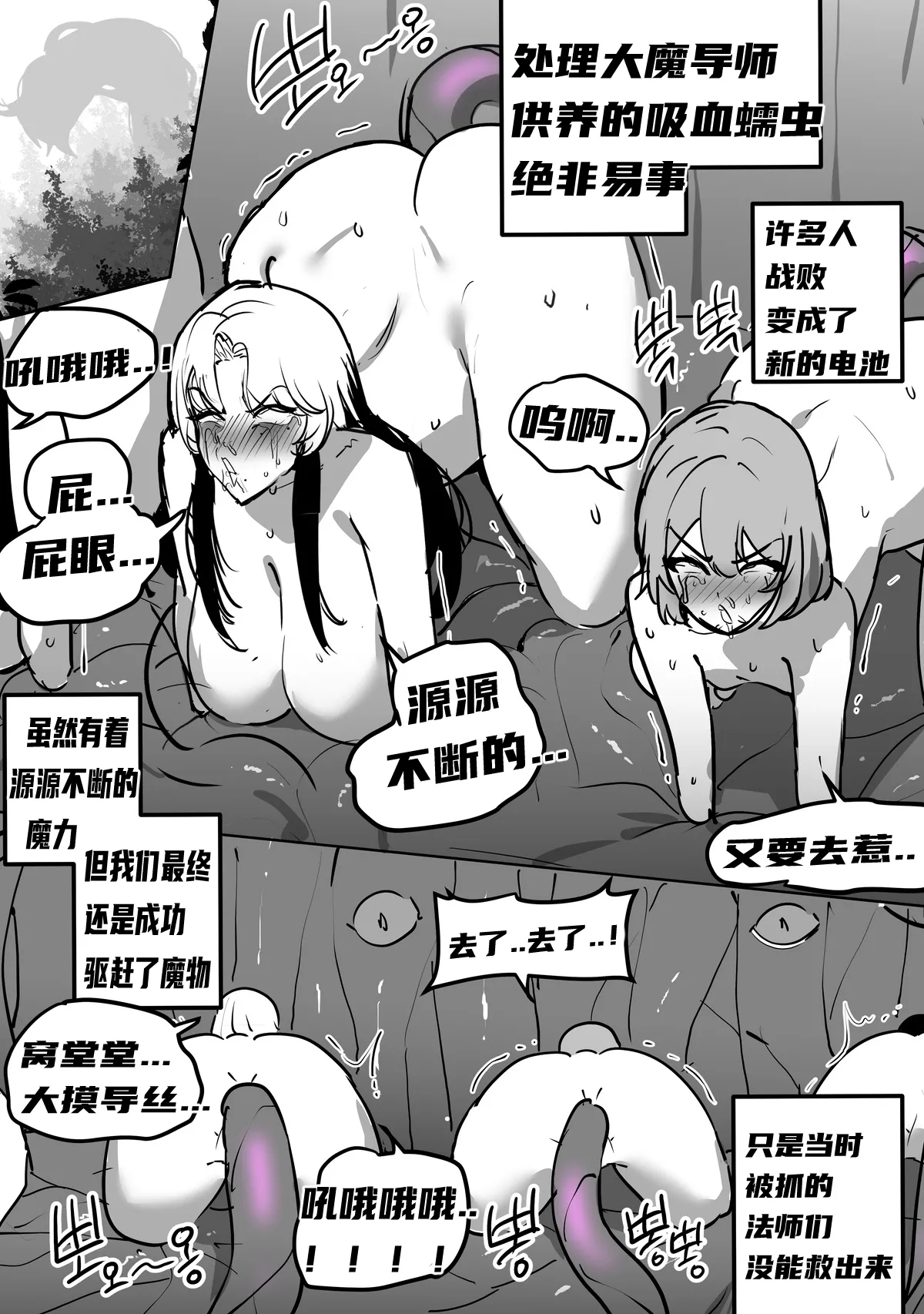 에너지 탱크 대마법사  沦为母猪培养皿的大魔导师 【自翻】 - Page 12
