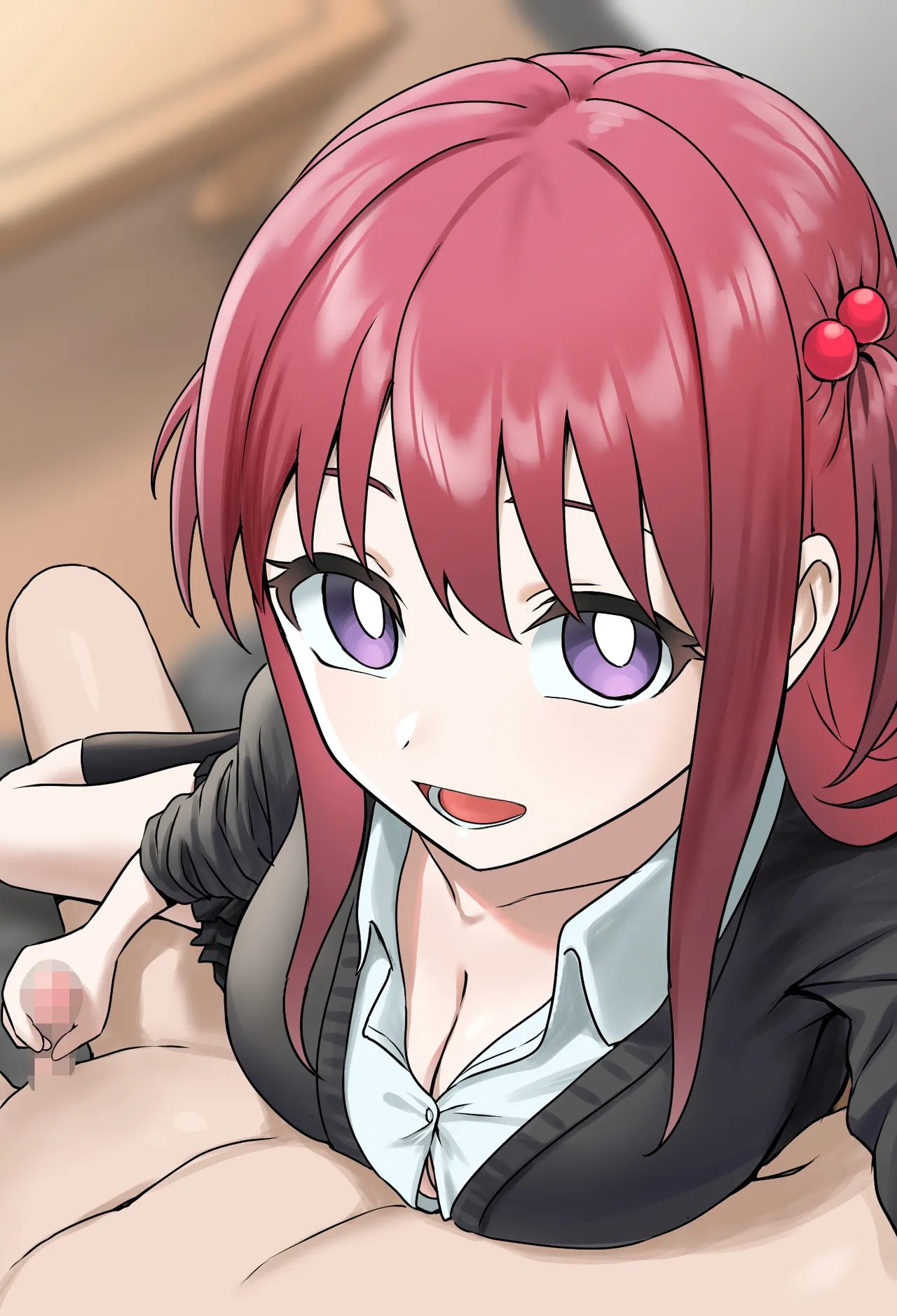 Kouhai-tachi no Te no Naka ni page 37 original parody - mosaic censorship femdom hentai manga - read online free