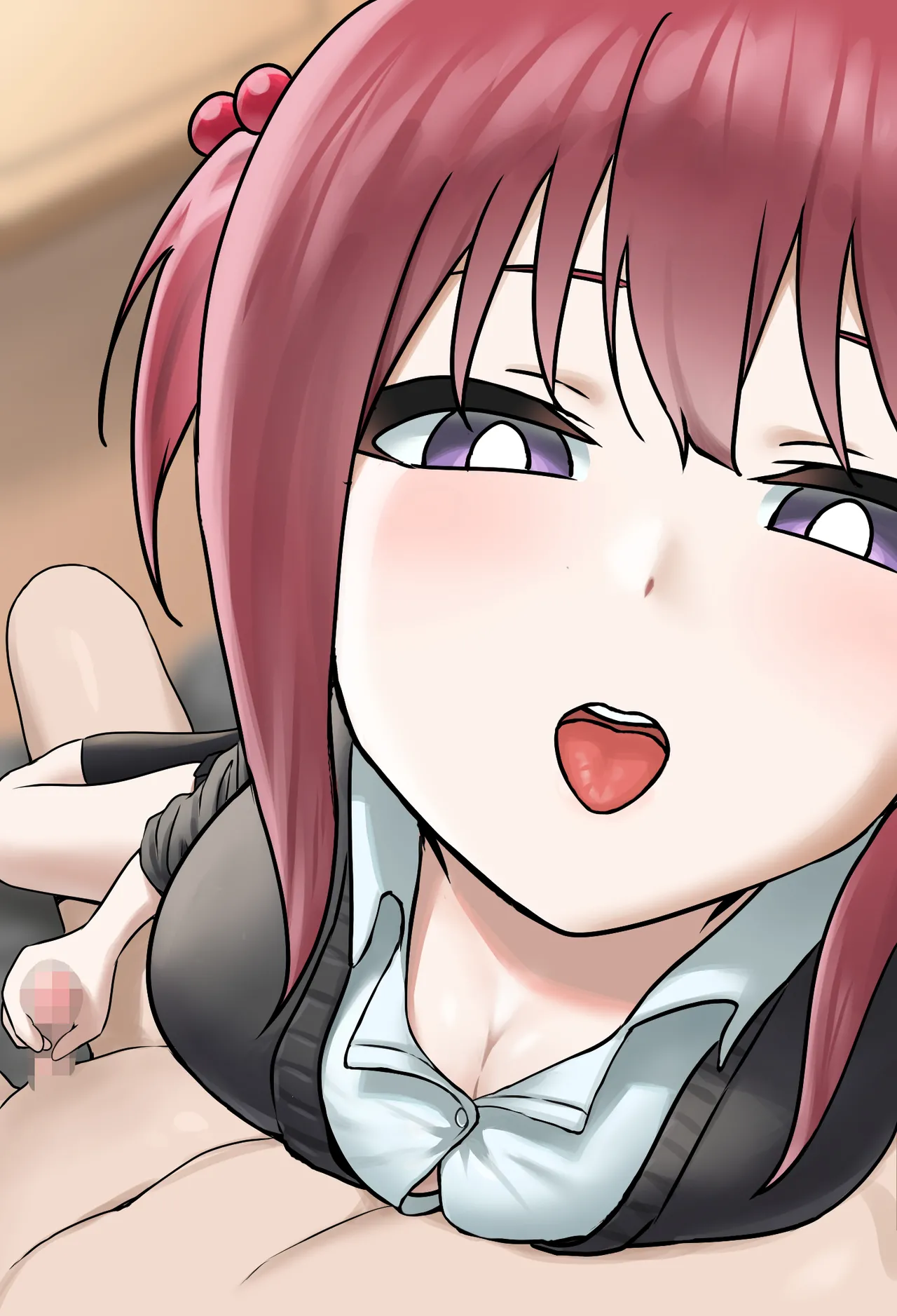 Kouhai-tachi no Te no Naka ni page 38 original parody - femdom mosaic censorship hentai manga - read online free