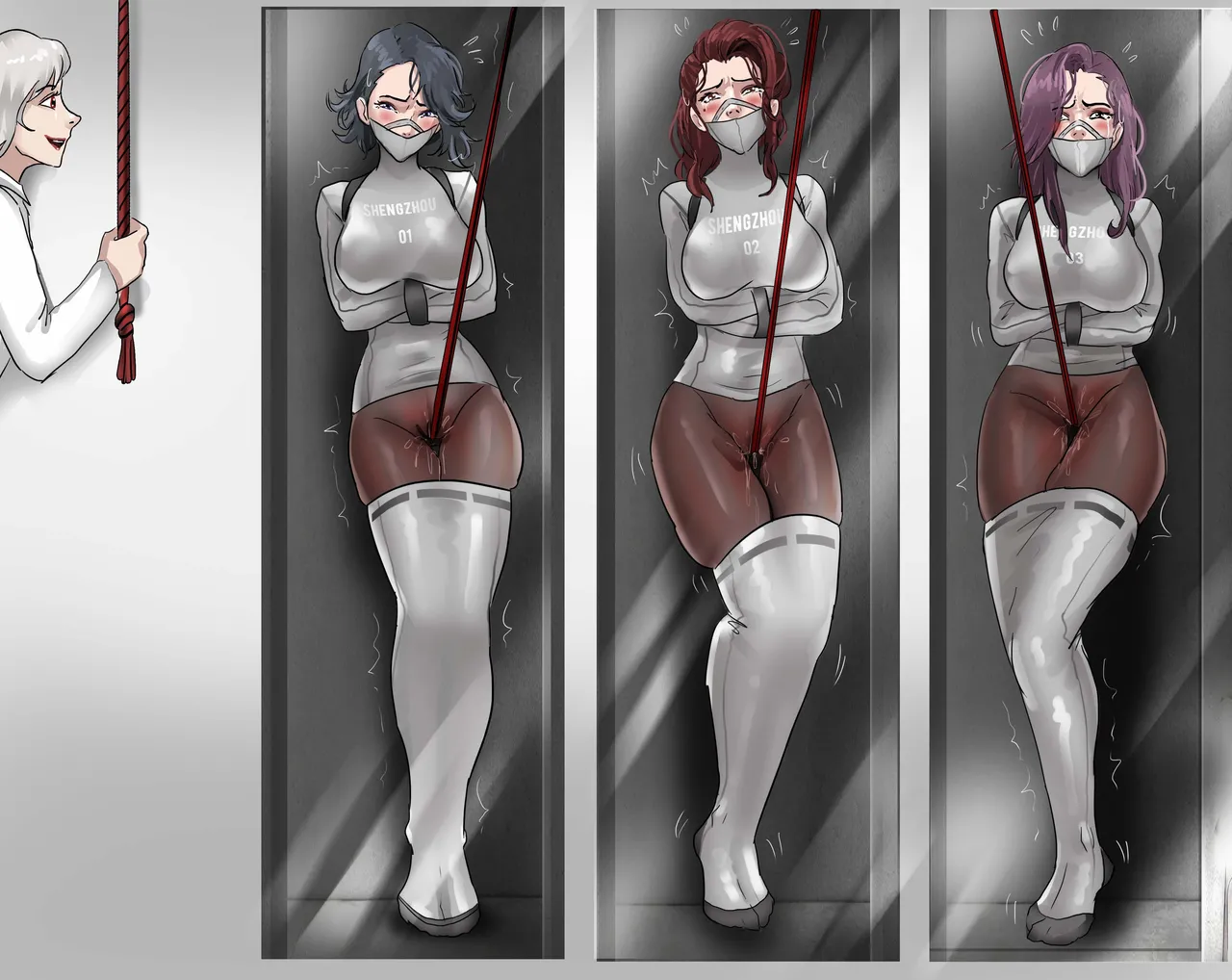 Bondage Office 1-2 page 44 original parody - stockings kemonomimi hentai manga - read online free