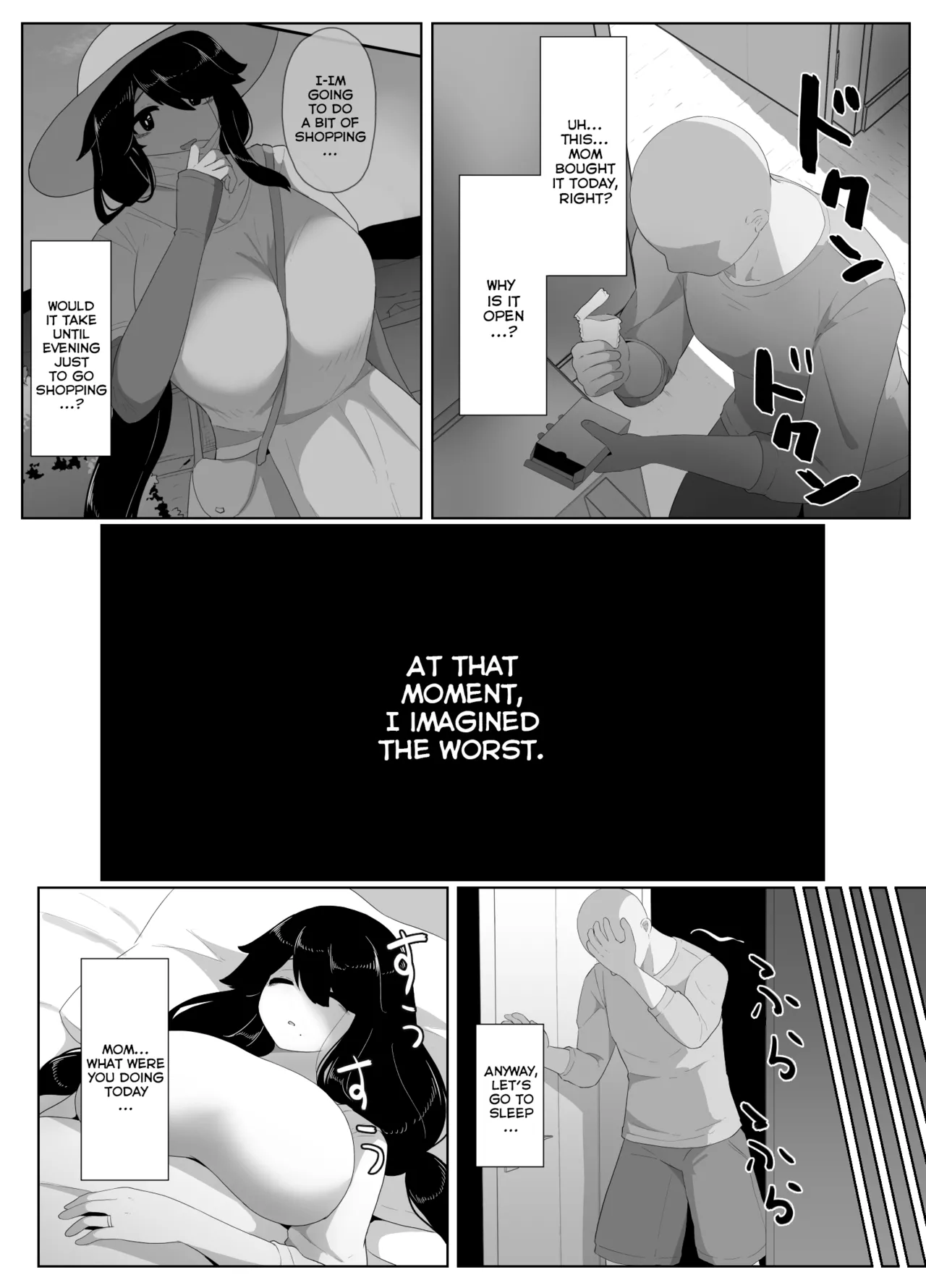Oyasumi, Okaa-san I | Good Night, Mom I page 136 original parody - sole female sole male hentai manga - read online free