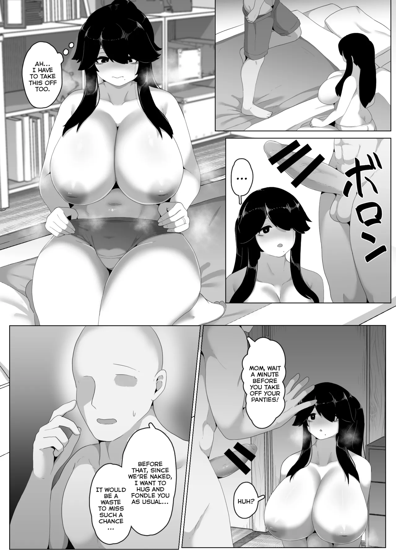 Oyasumi, Okaa-san I | Good Night, Mom I page 158 original parody - sole female sole male hentai manga - read online free