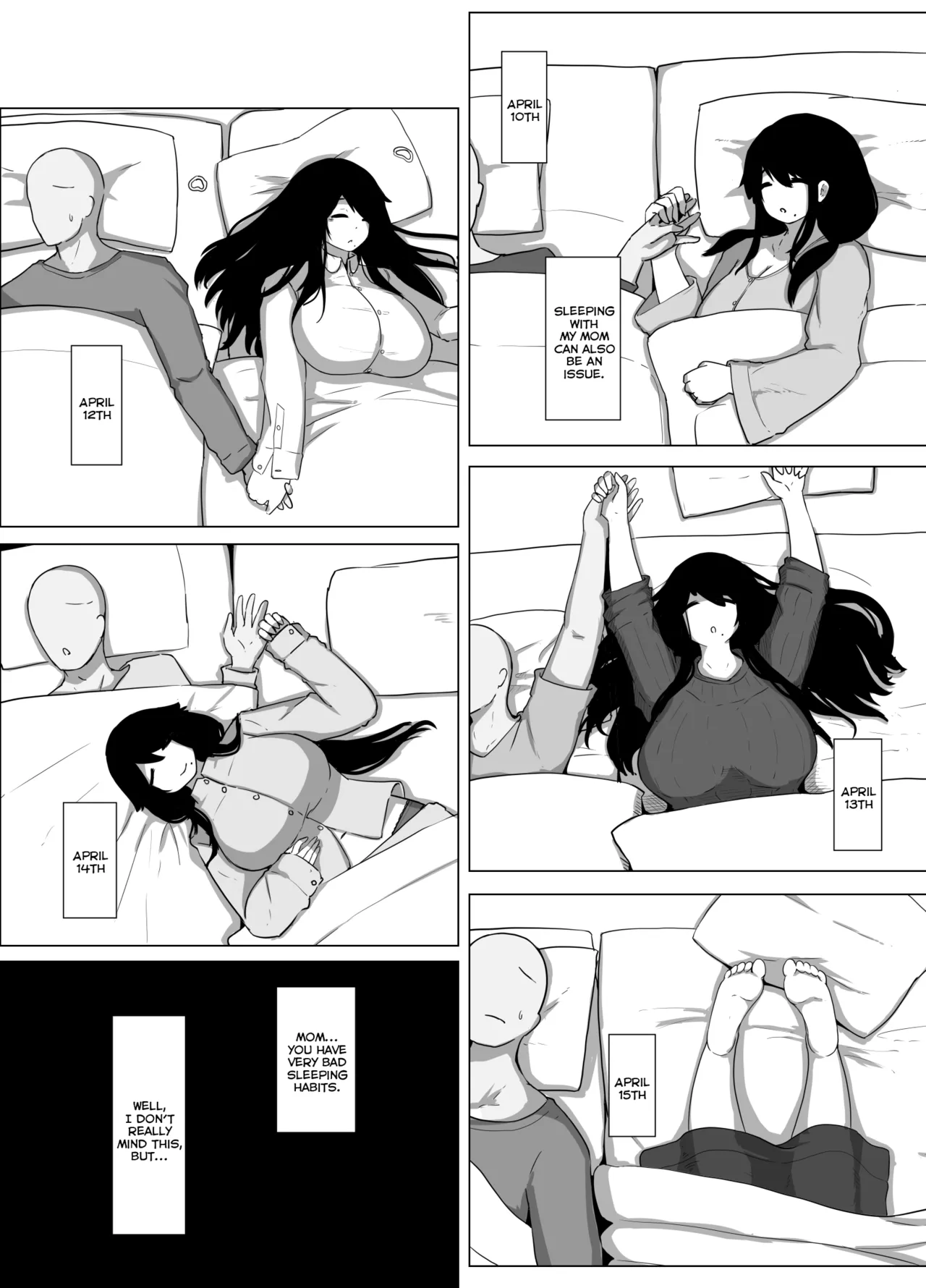 Oyasumi, Okaa-san I | Good Night, Mom I page 21 original parody - sole female sole male hentai manga - read online free