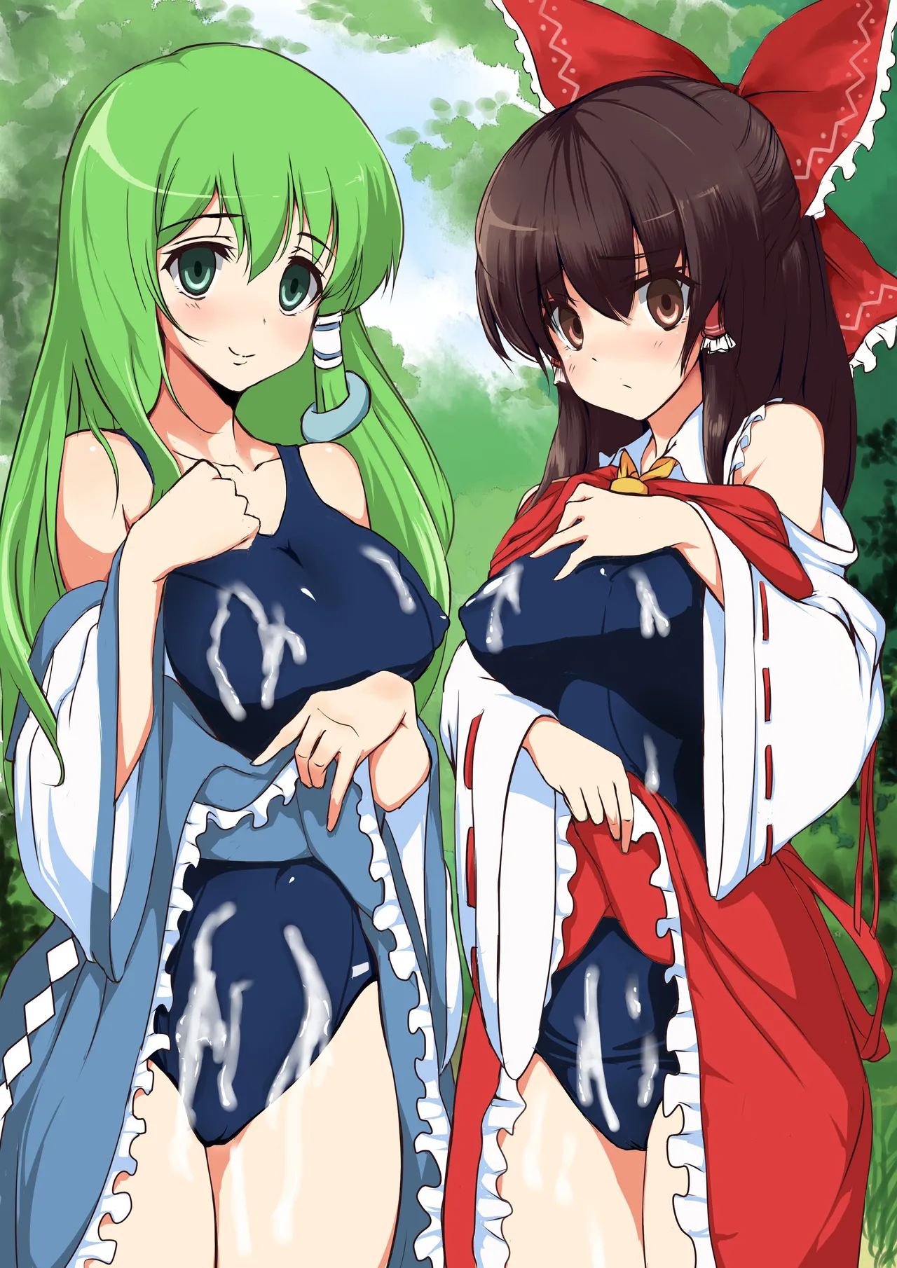 Touhou Saimin Inmakyou page 90 featuring sanae kochiya touhou project parody - mind control mosaic censorship hentai manga - read online free