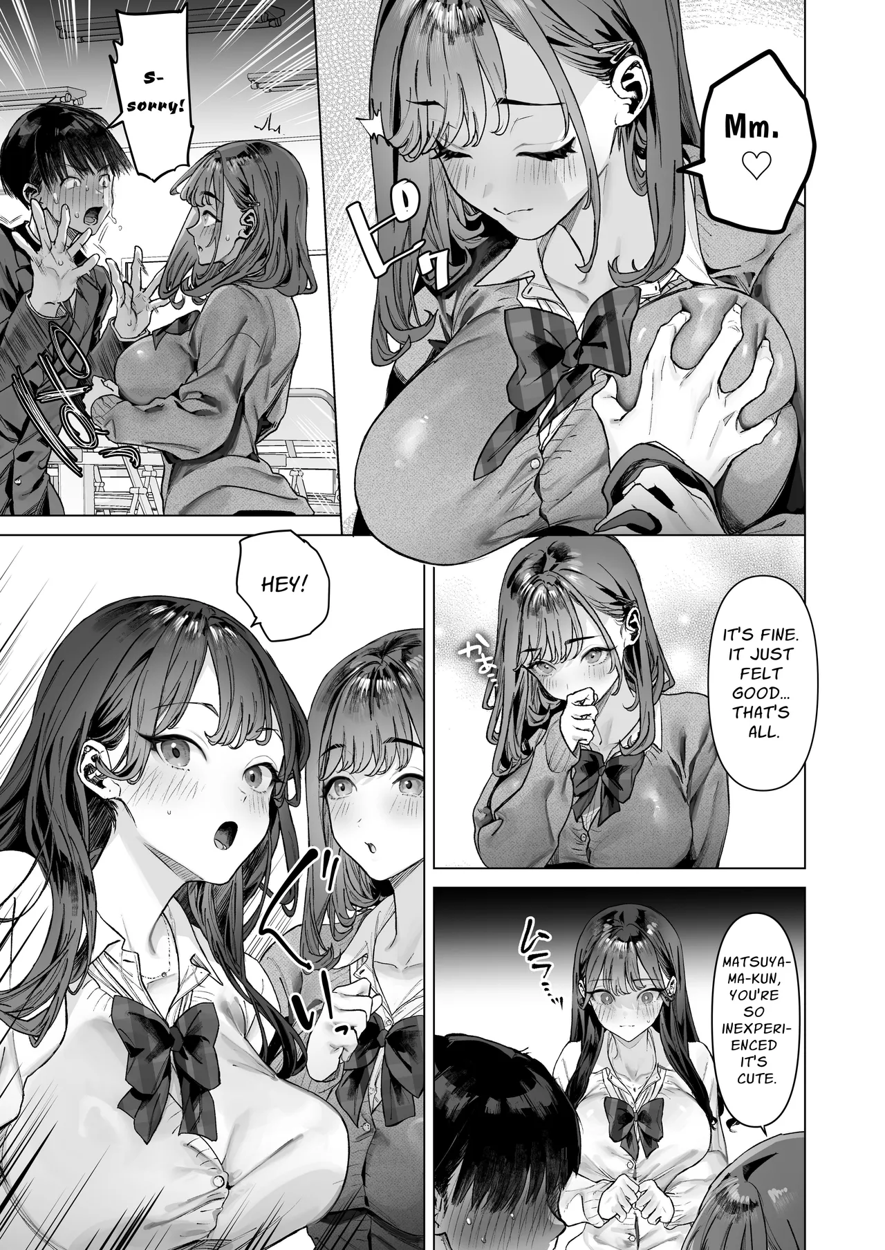 [Shiroganean (Ohkami Ryosuke)] S-kyuu Joshi-tachi to Ecchi na Douga o Toru Koto ni Natta Boku | I Am To Record A Video With Two Sadistic Women [English] [Penguin Piper] page 14 original parody - sole male nakadashi hentai manga - read online free