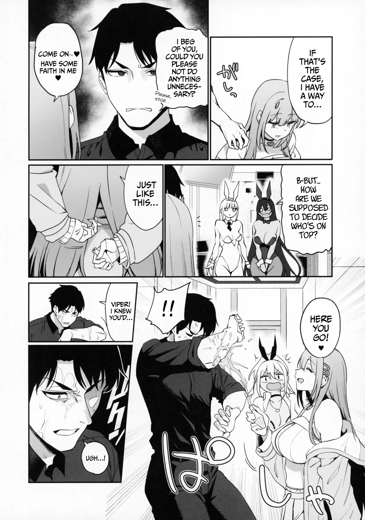 BUNNIES SHOWDOWN page 9 featuring rupee goddess of victory nikke parody - sole male nakadashi hentai manga - read online free