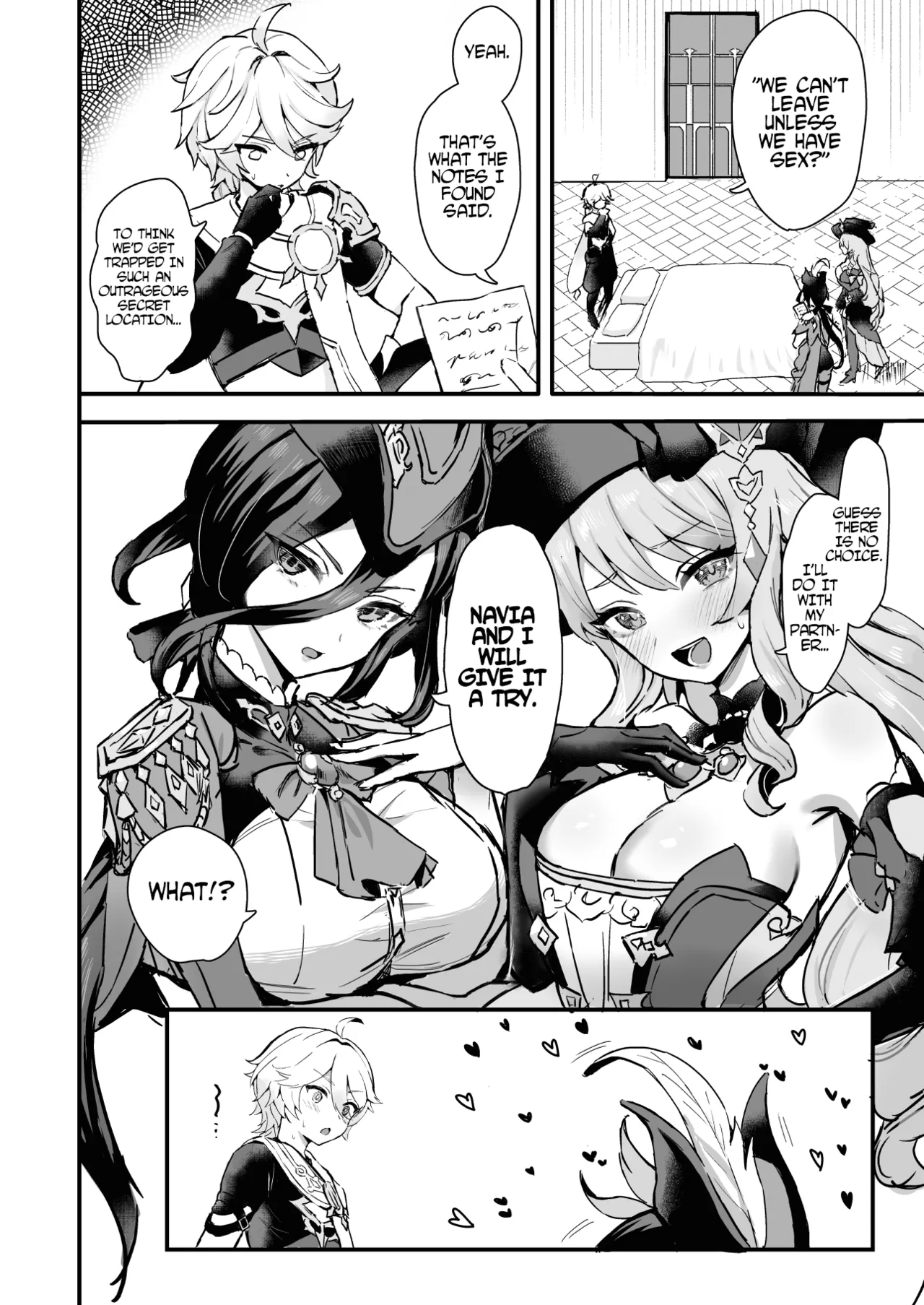 HoYoLUV page 36 featuring lynette genshin impact parody - squirting unusual teeth hentai manga - read online free