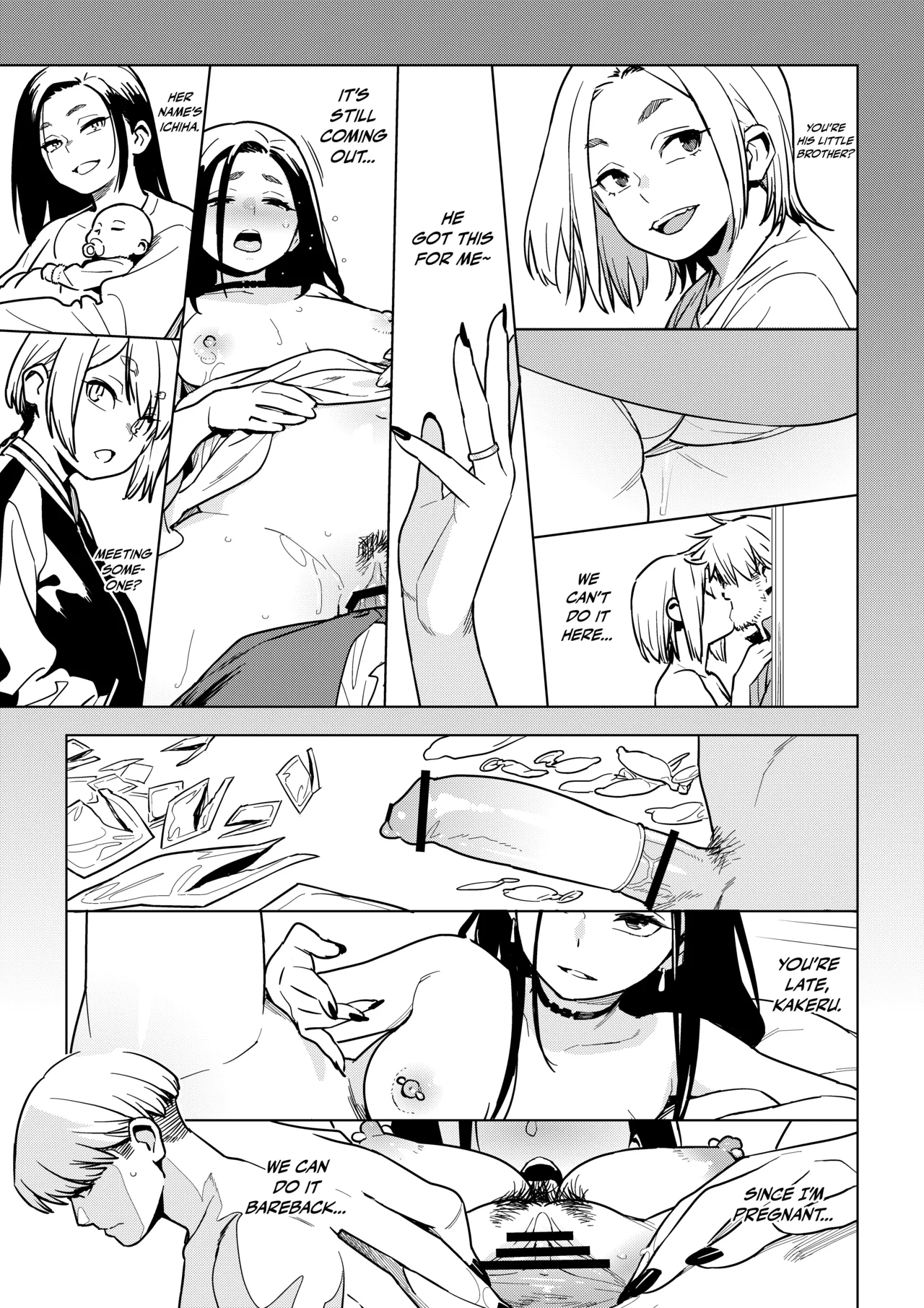 Ichiha 4 Kanako page 34 original parody - nakadashi big penis hentai manga - read online free