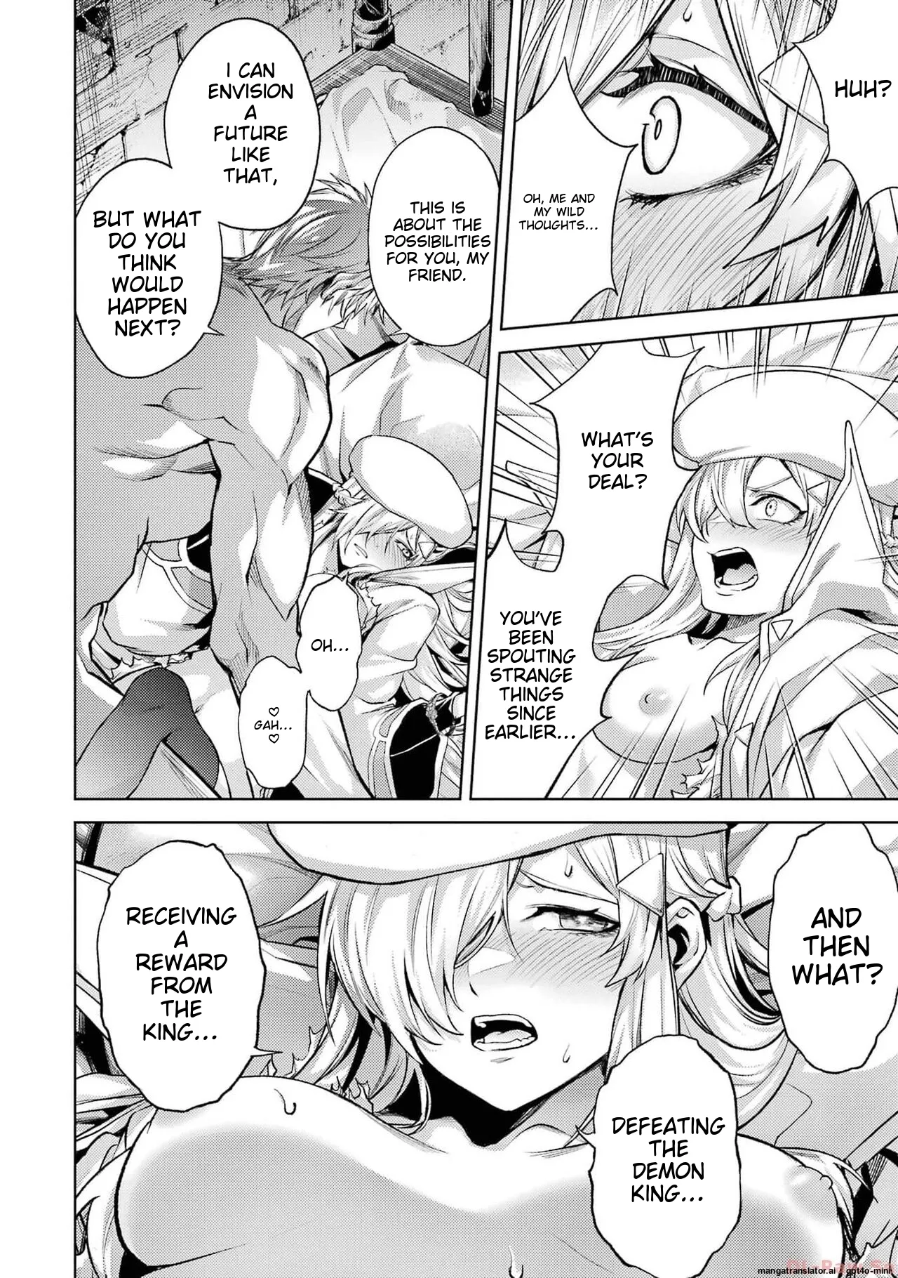 Tensei Shitara Joban de Shinu Naka Boss Datta - Heroine Kenzokuka de Ikinokoru vol.2 page 164 - rough translation demon girl hentai manga - read online free