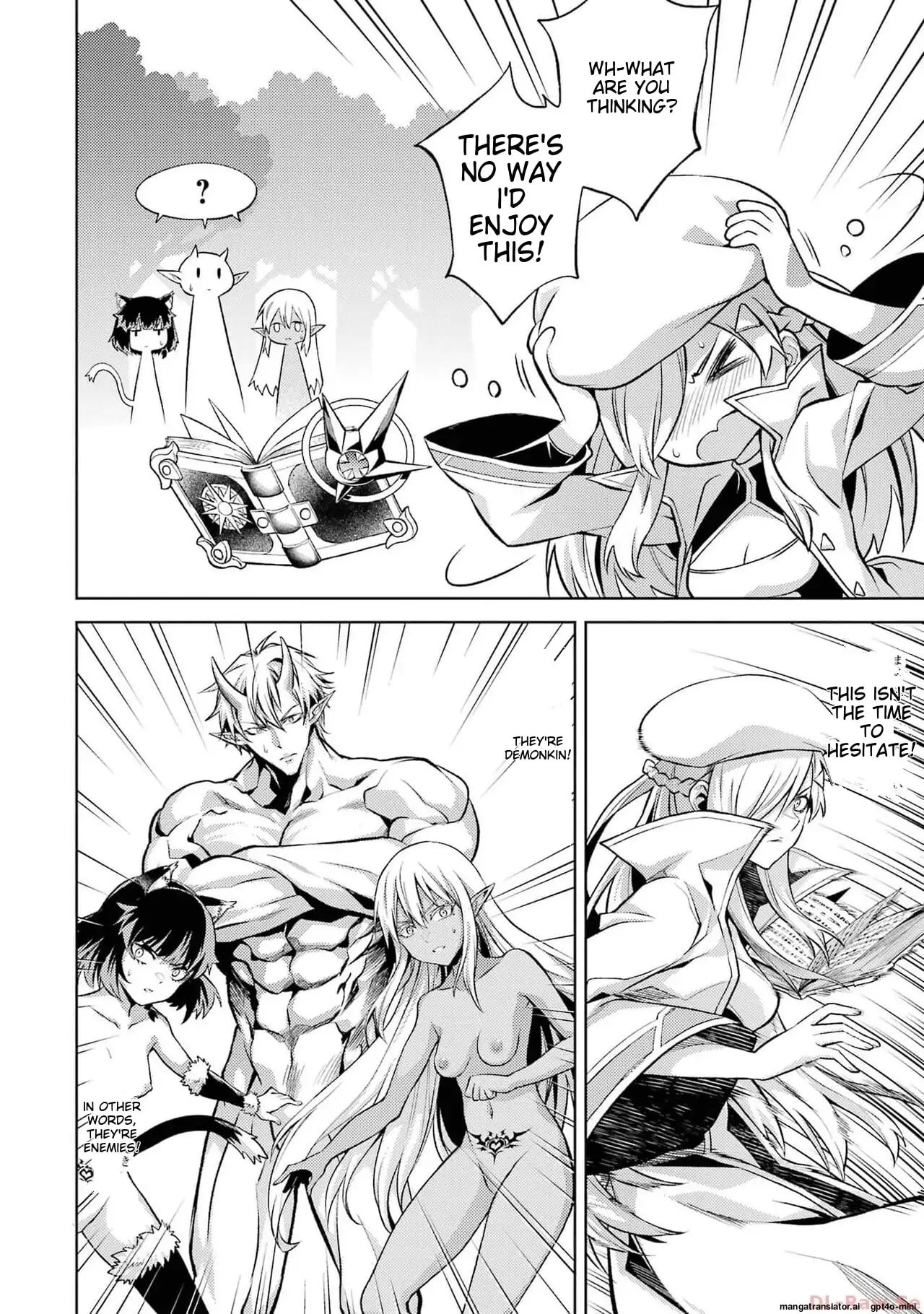 Tensei Shitara Joban de Shinu Naka Boss Datta - Heroine Kenzokuka de Ikinokoru vol.2 page 38 - rough translation demon girl hentai manga - read online free