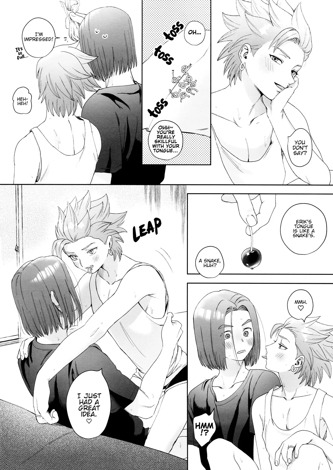 Rain and Sweat page 14 featuring camus dragon quest xi parody - rough translation kissing hentai manga - read online free