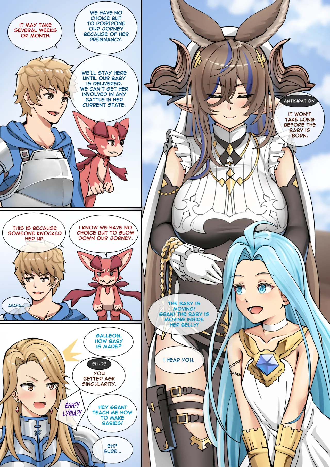 Earth Dragon Breeding Session page 22 featuring gran granblue fantasy parody - sole female sole male hentai manga - read online free