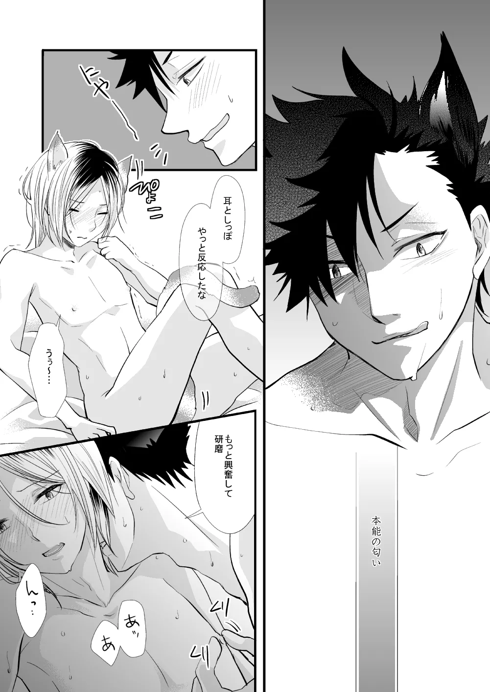 Kuroneko to Mikeneko no Shinkon Seikatsuroku page 18 featuring kenma kozume haikyuu parody - catboy males only hentai manga - read online free