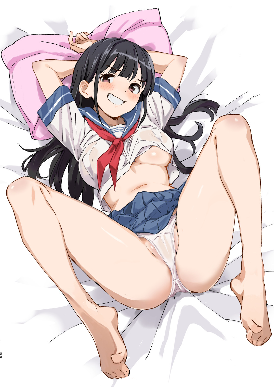 1-kagetsu Ninshin Shinakereba Otoko ni Modoreru Hanashi page 30 original parody - mmf threesome group hentai manga - read online free