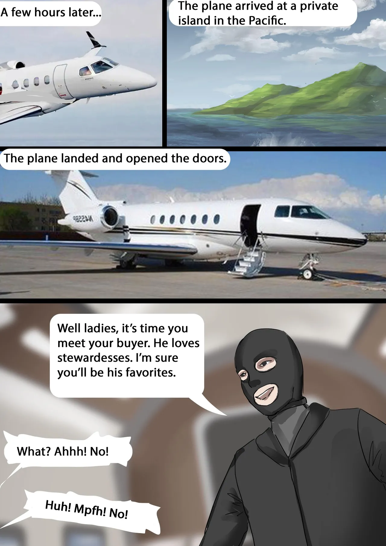 Stewardess 1-2 page 12 original parody - gag bondage hentai manga - read online free