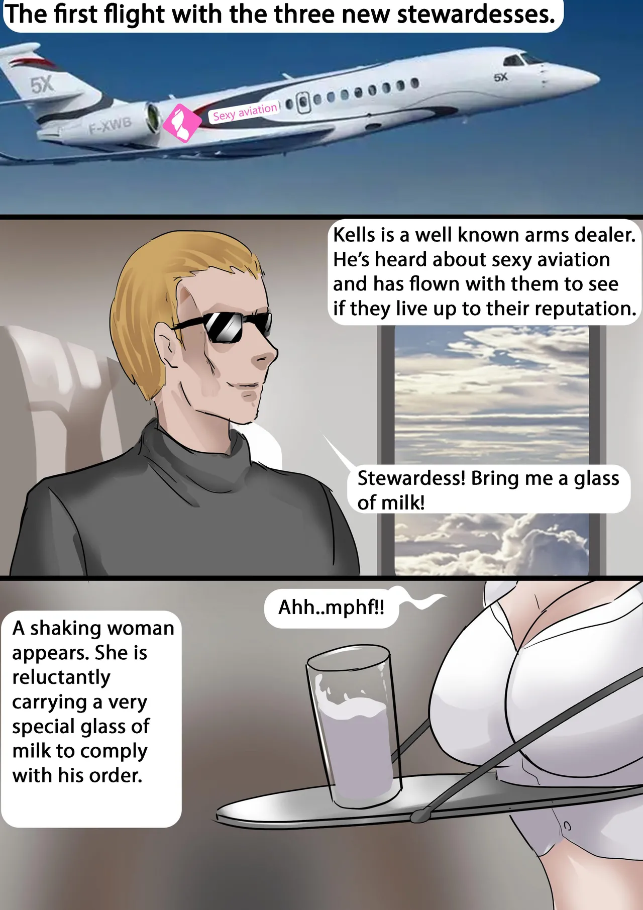 Stewardess 1-2 page 22 original parody - gag bondage hentai manga - read online free