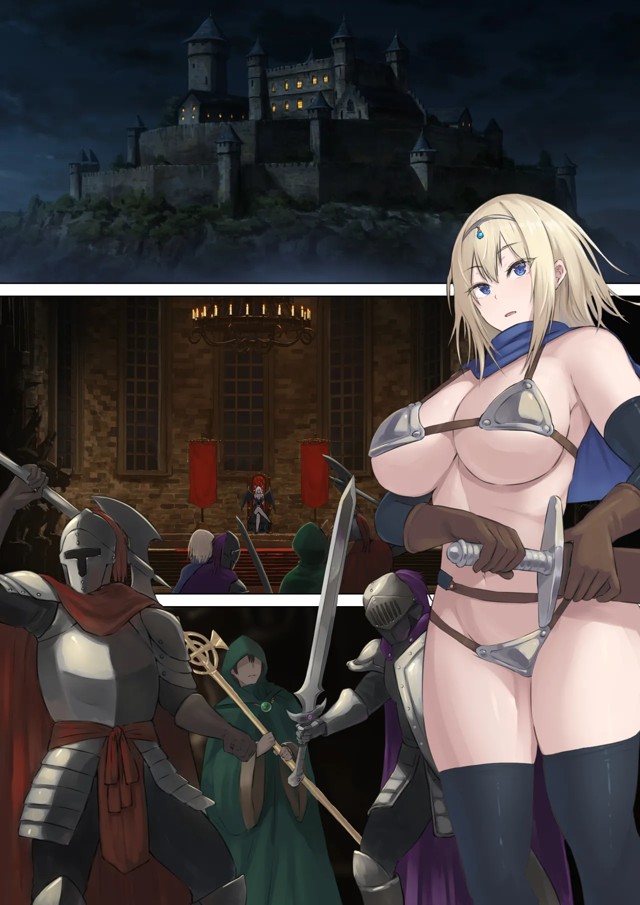 Yuusha to Slime no Kyousei page 90 original parody - sole female full color hentai manga - read online free