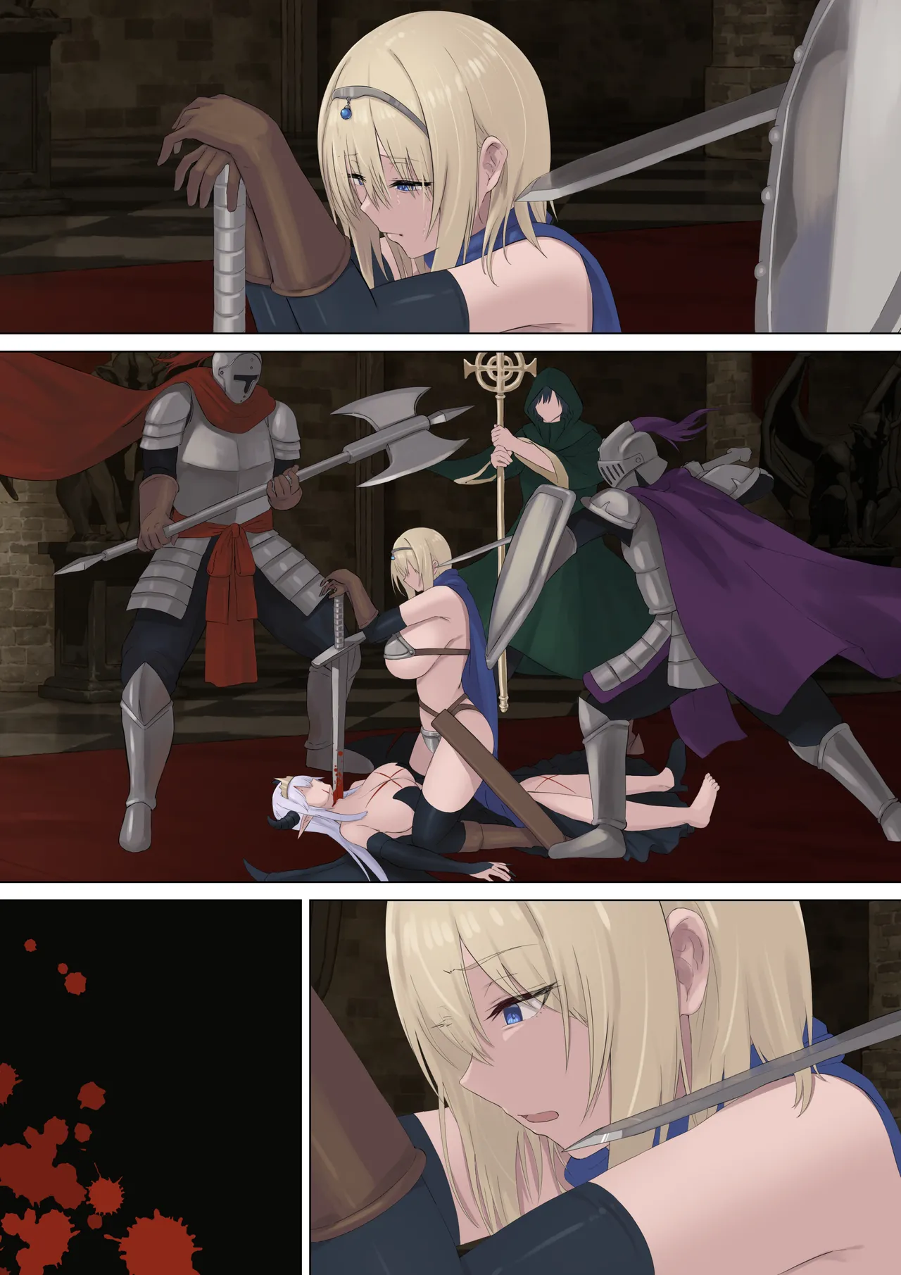 Yuusha to Slime no Kyousei page 95 original parody - futanari slime hentai manga - read online free