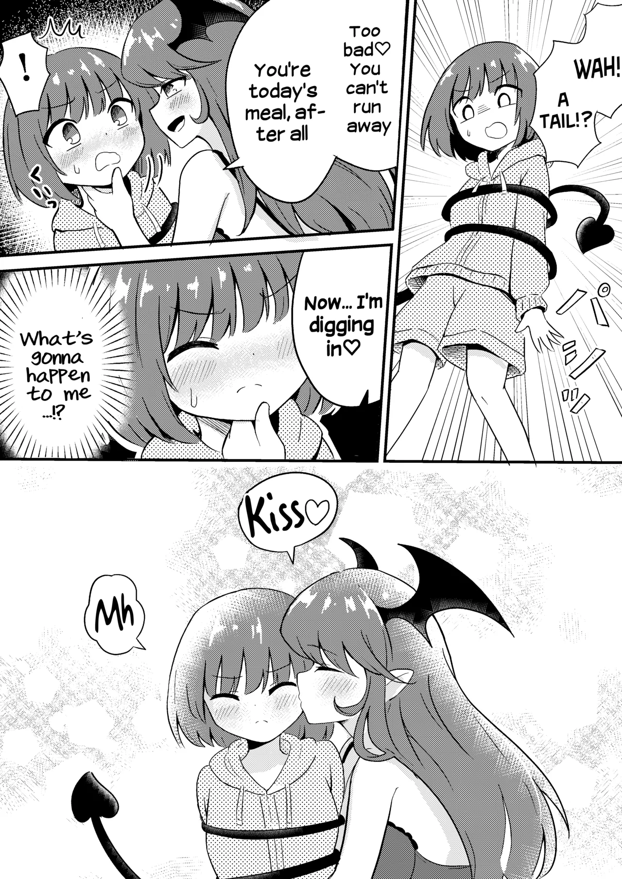Page 4 of [Senten] Ubu na Succubus Wakarase Yuri Ecchi | Teaching the Inexperienced Succubus a Lesson with Yuri Sex [English] [Hikari no Kaze]