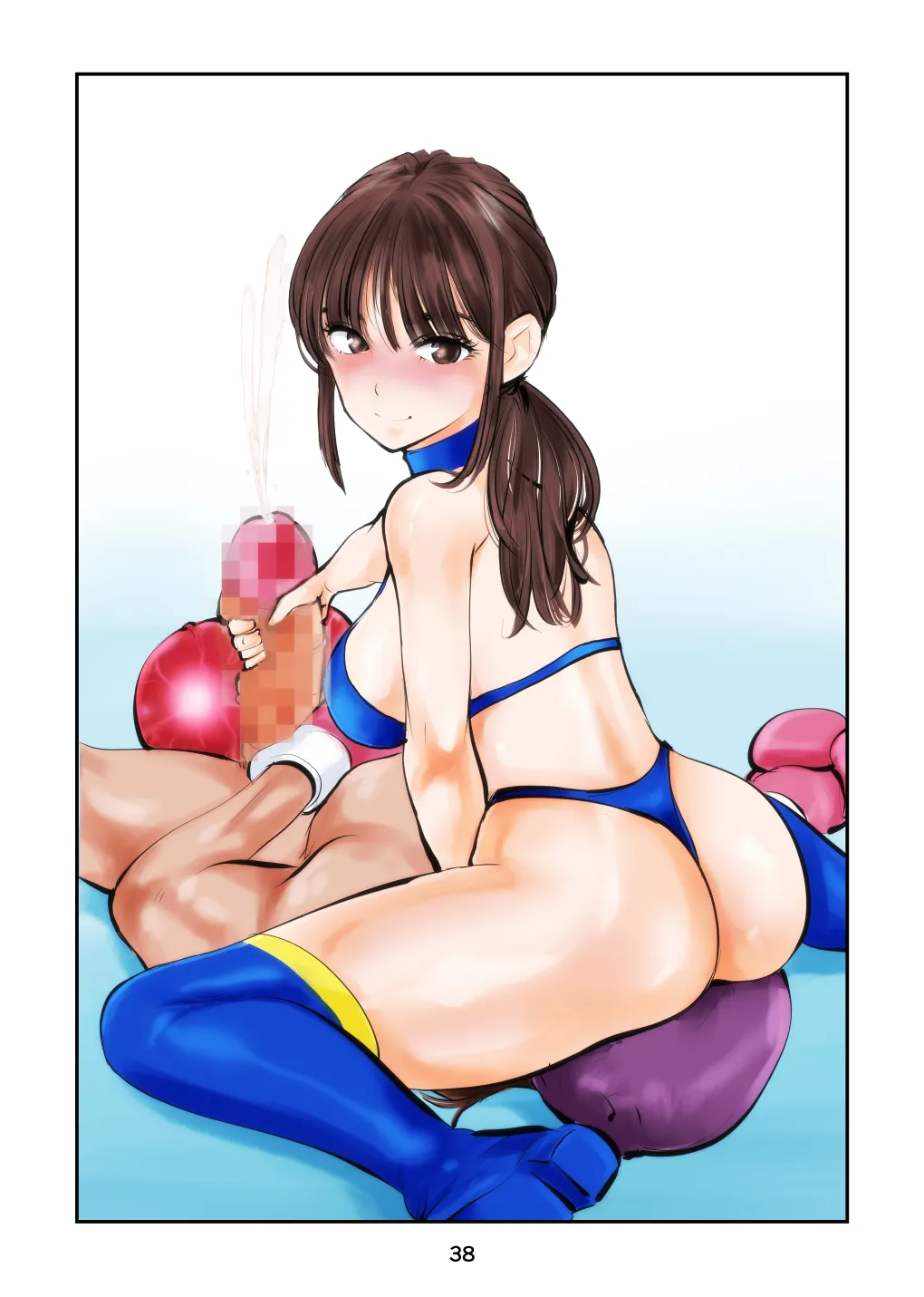 負けたら去勢!ミックスファイト～前編～ page 38 original parody - femdom cbt hentai manga - read online free