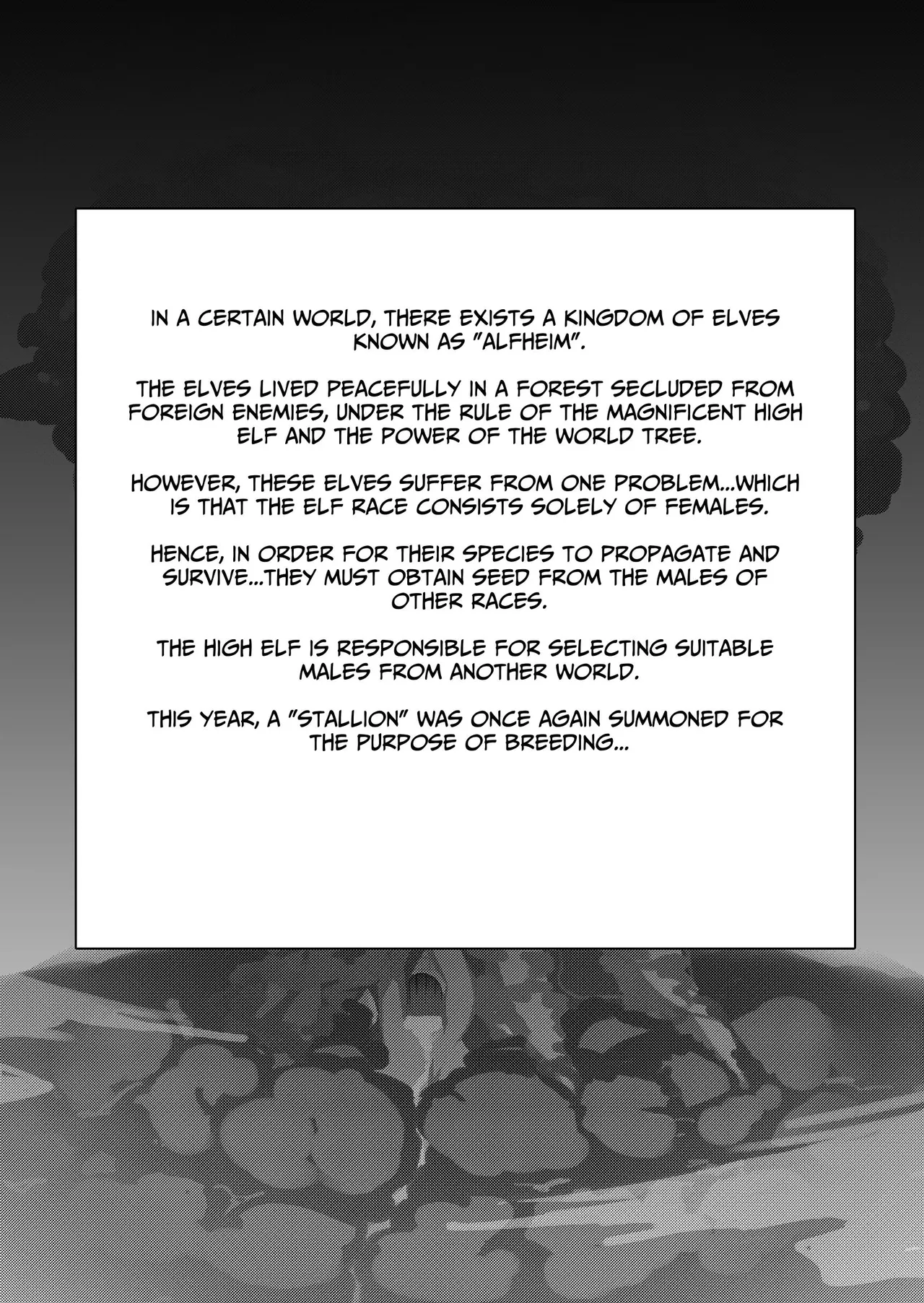 Page 3 of [Kazunoko-tei (Kazunoko)] Elf no Kuni no Shuboba | The Elf Kingdom's Stallion [English] [tsuyoshi]