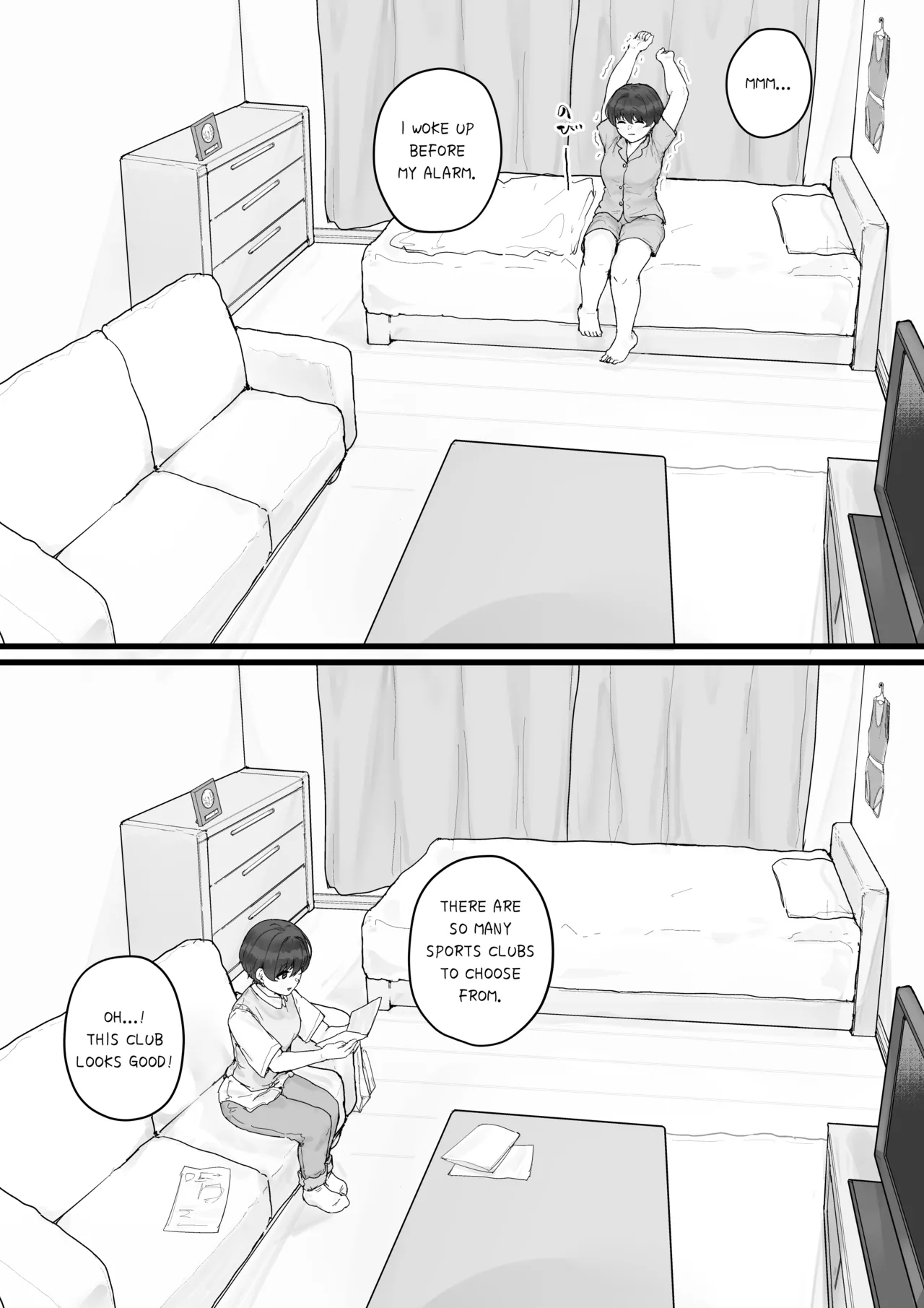 Athletics Circle Girl page 52 original parody - sole female big areolae hentai manga - read online free