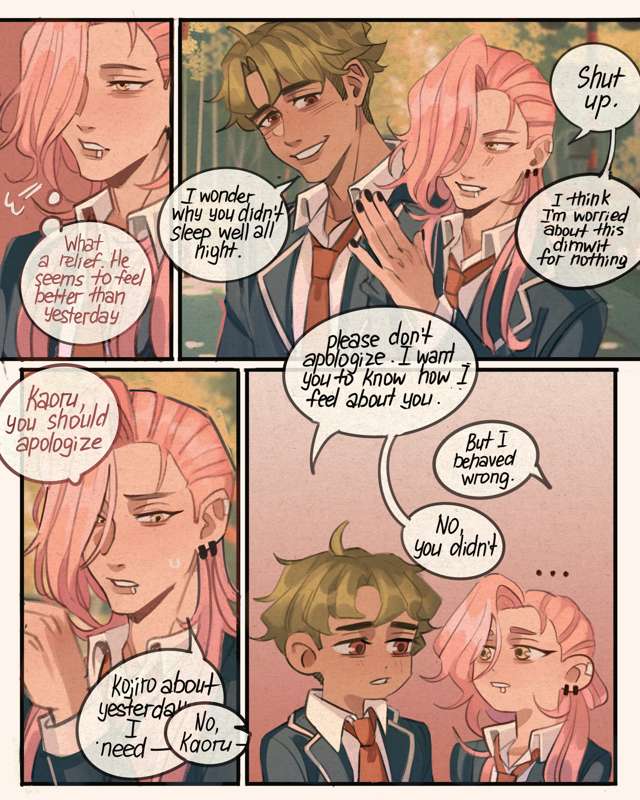 Our Happily Ever After #matchablossom page 24 featuring kojiro nanjo sk8 the infinity parody - kissing muscle hentai manga - read online free