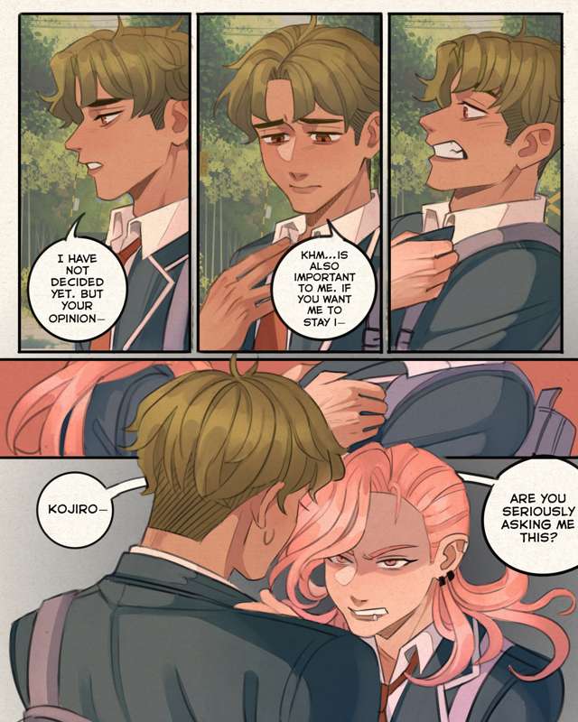 Our Happily Ever After #matchablossom page 27 featuring kaoru sakurayashiki sk8 the infinity parody - kissing schoolboy uniform hentai manga - read online free