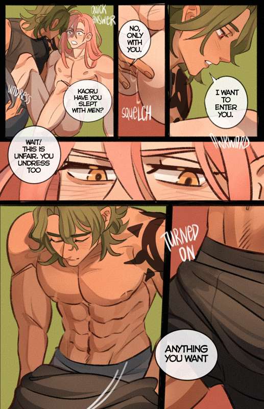 Our Happily Ever After #matchablossom page 73 featuring kaoru sakurayashiki sk8 the infinity parody - kissing schoolboy uniform hentai manga - read online free