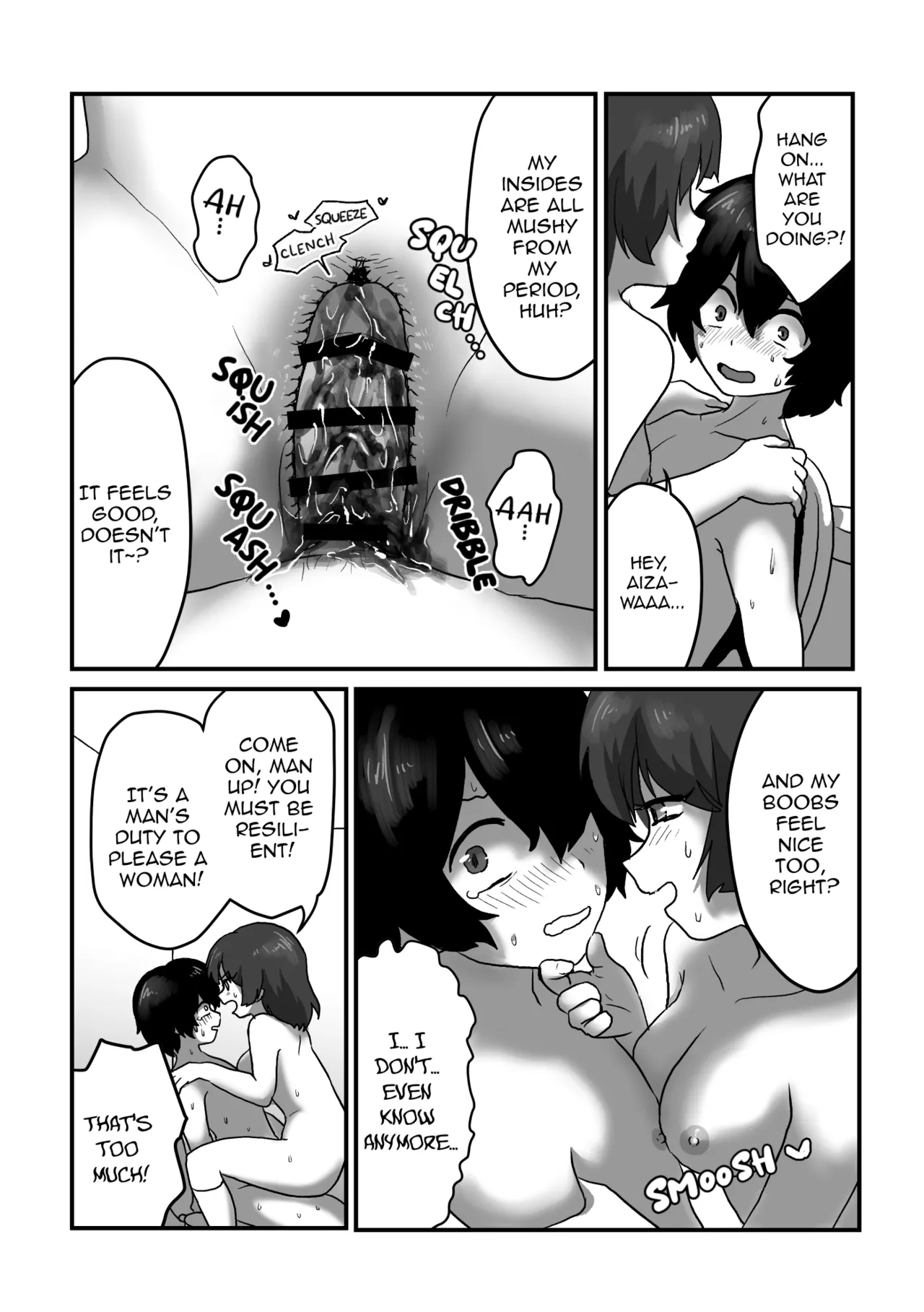 Strawberry Girl and Cherry Boy page 29 original parody - rough translation menstruation hentai manga - read online free