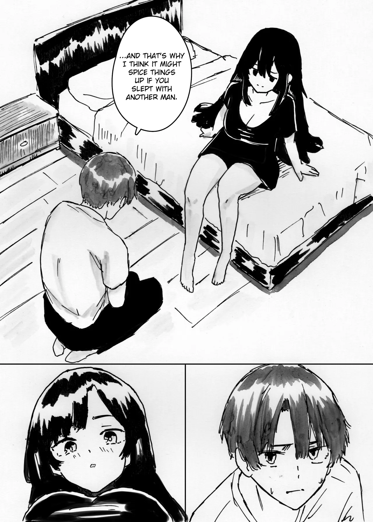 NTR Phone - Cathryn Special page 9 original parody - big breasts netorare hentai manga - read online free