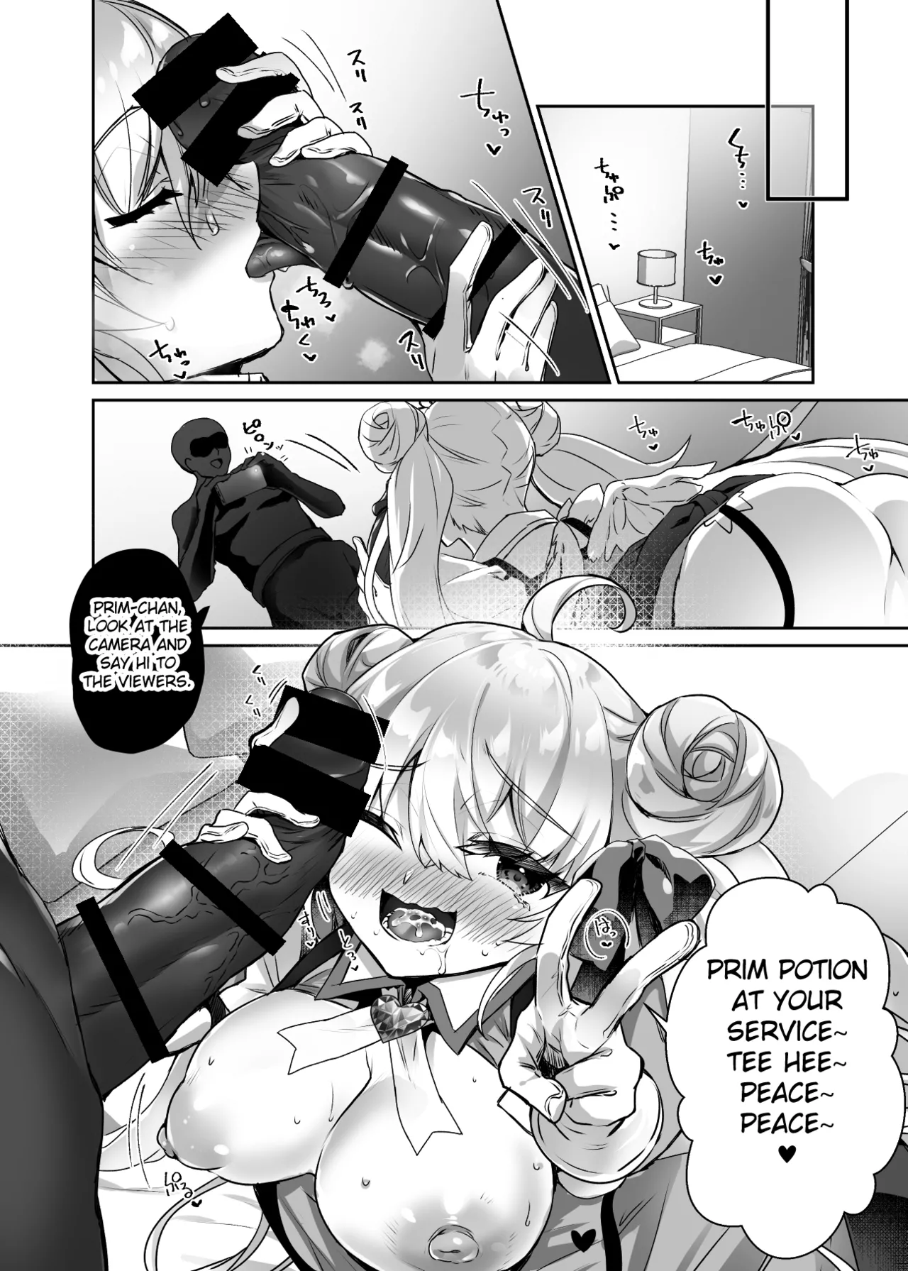 Moto Mahoushoujo ga Iru Fuuzokuten 2 page 36 original parody - big breasts garter belt hentai manga - read online free