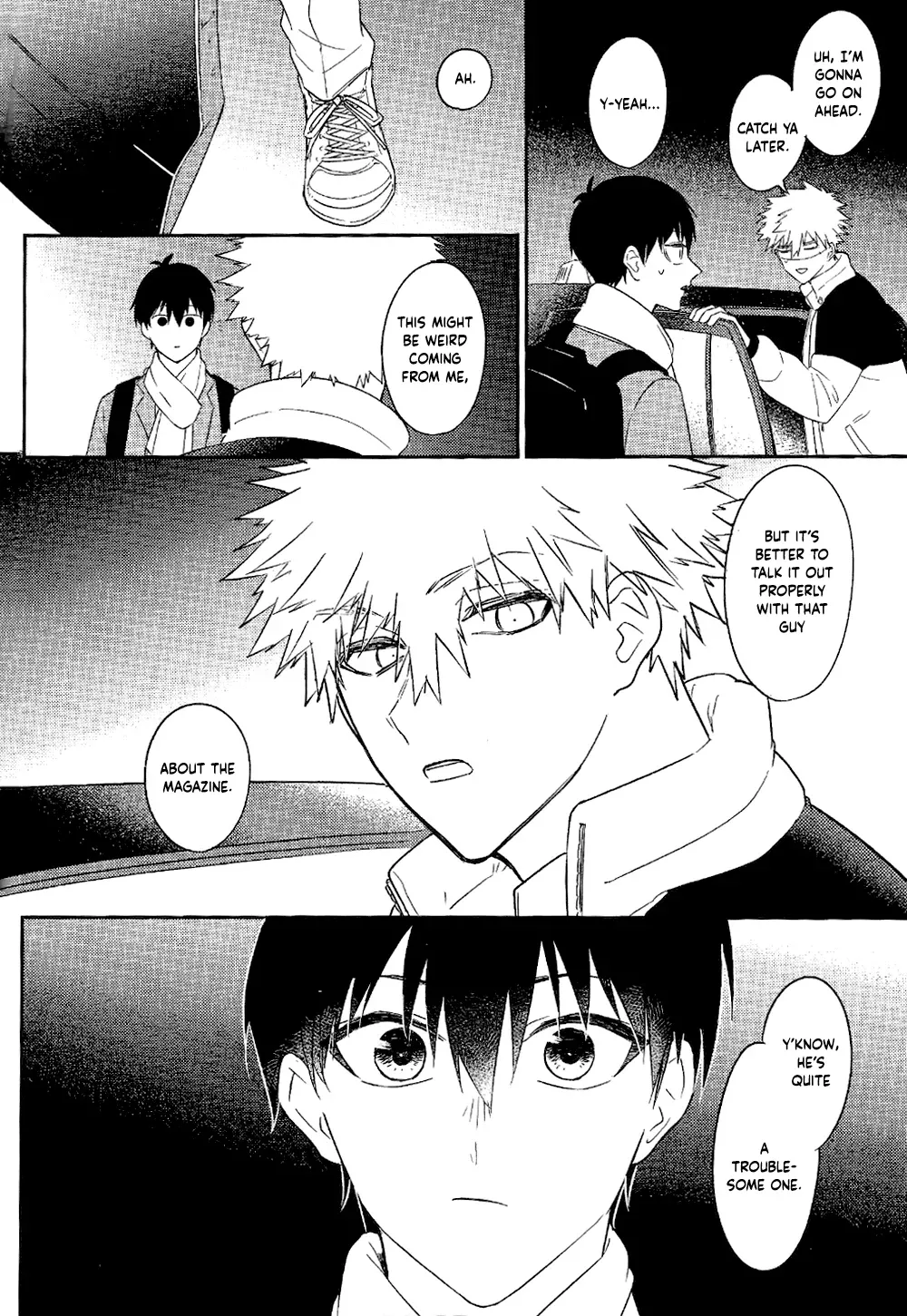 Never say, Give up! page 10 featuring seishiro nagi blue lock parody - yaoi males only hentai manga - read online free