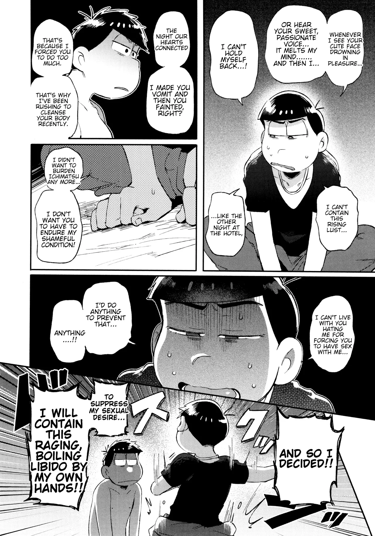 Momoiro netsu tsuki sōshūhen sairoku page 114 featuring karamatsu matsuno osomatsu-san parody - rough translation kissing hentai manga - read online free
