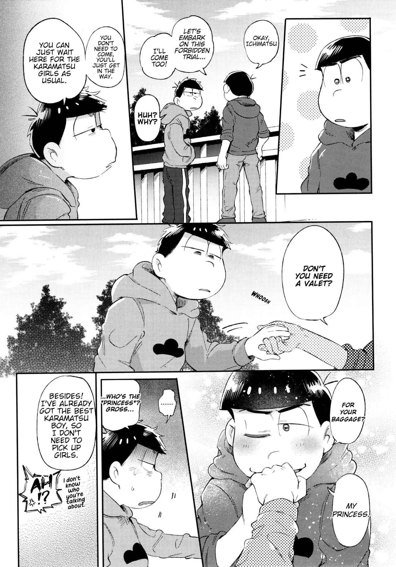 Momoiro netsu tsuki sōshūhen sairoku page 155 featuring karamatsu matsuno osomatsu-san parody - rough translation kissing hentai manga - read online free