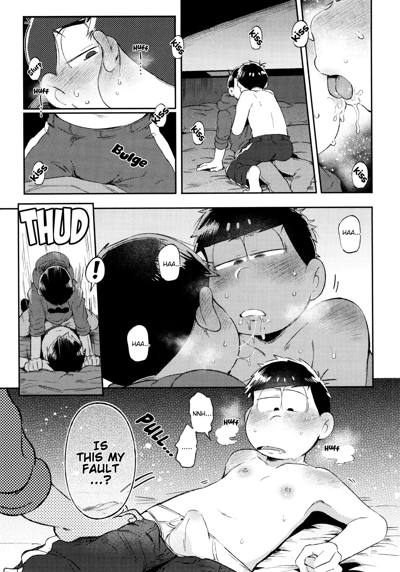 Momoiro netsu tsuki sōshūhen sairoku page 173 featuring karamatsu matsuno osomatsu-san parody - rough translation kissing hentai manga - read online free