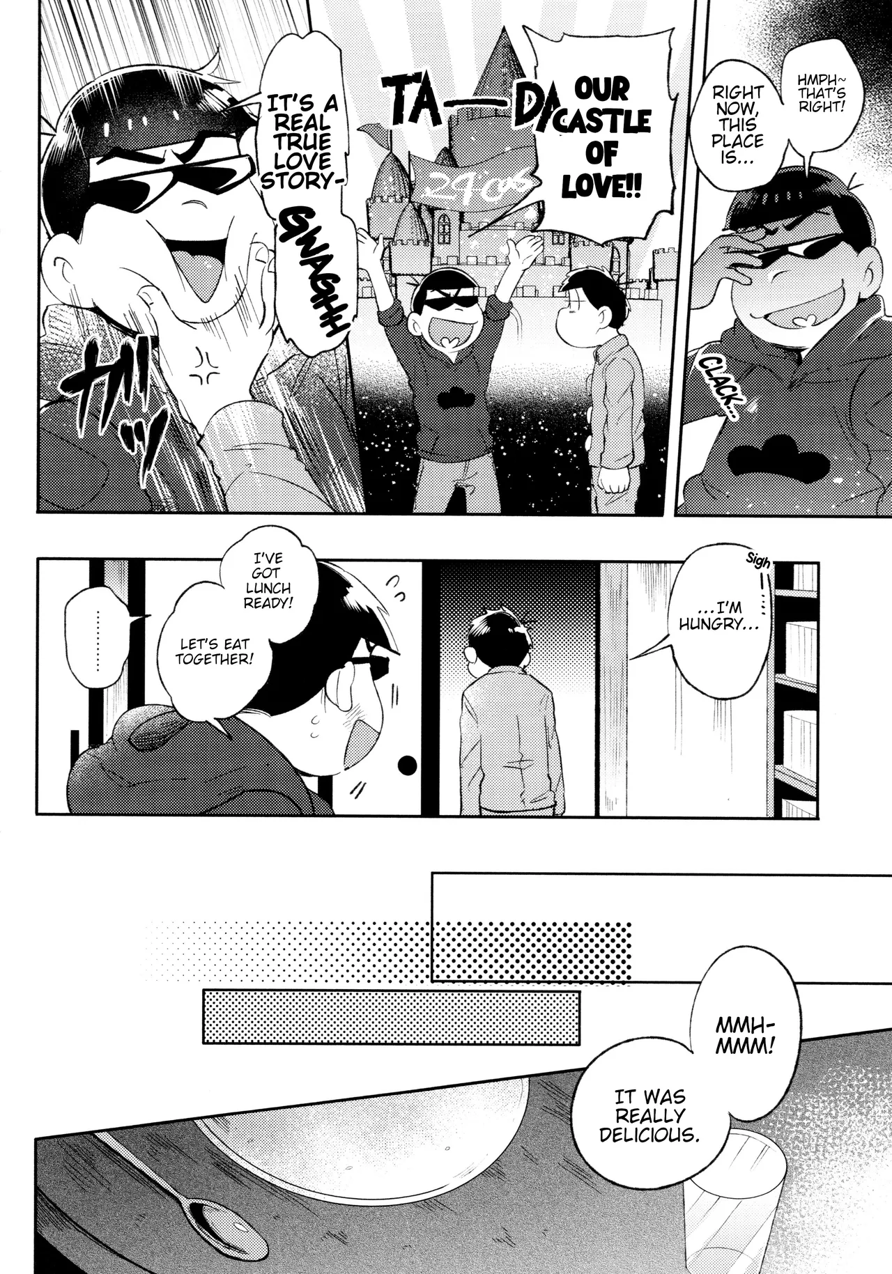 Momoiro netsu tsuki sōshūhen sairoku page 24 featuring karamatsu matsuno osomatsu-san parody - rough translation kissing hentai manga - read online free