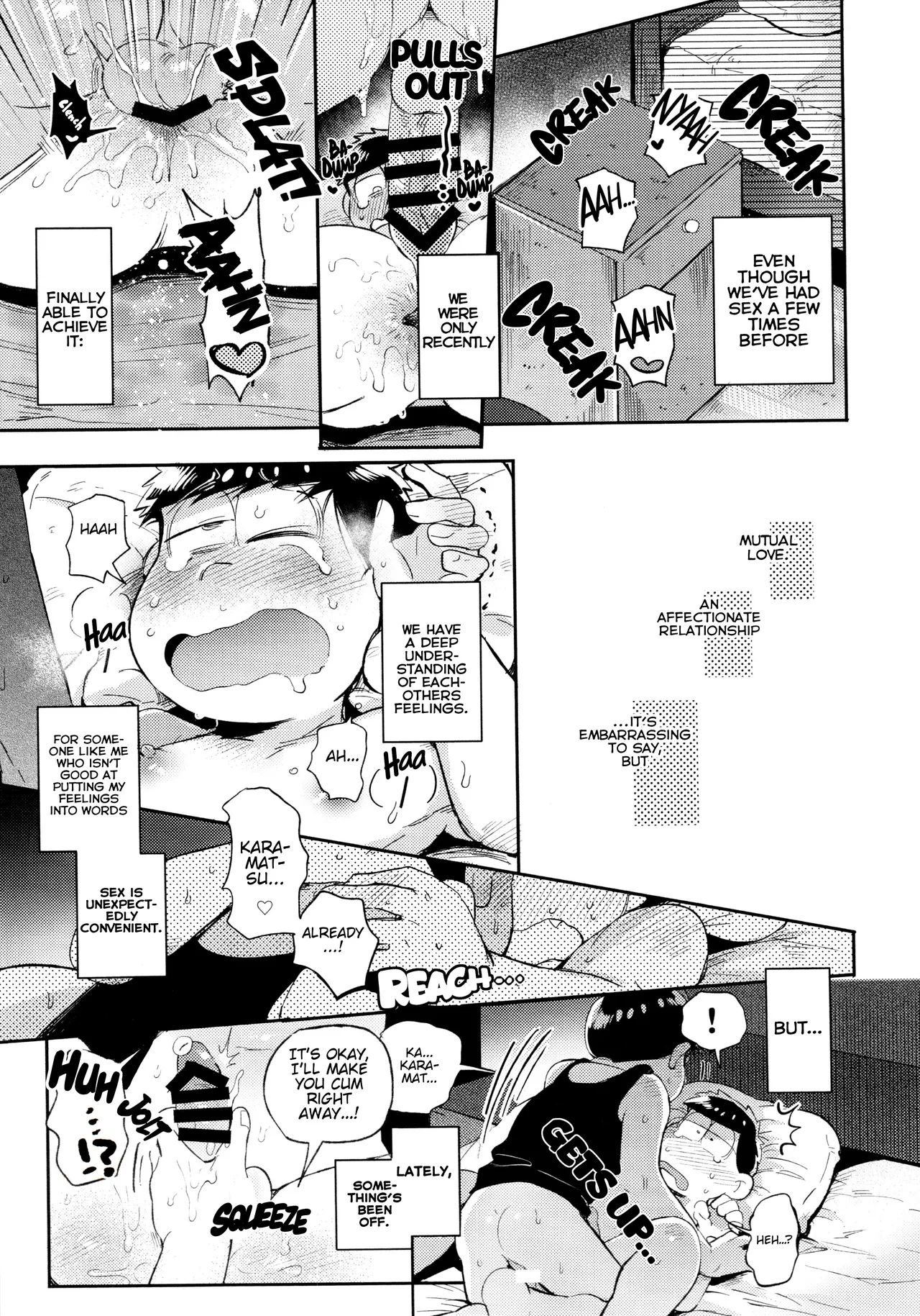 Momoiro netsu tsuki sōshūhen sairoku page 59 featuring karamatsu matsuno osomatsu-san parody - rough translation kissing hentai manga - read online free