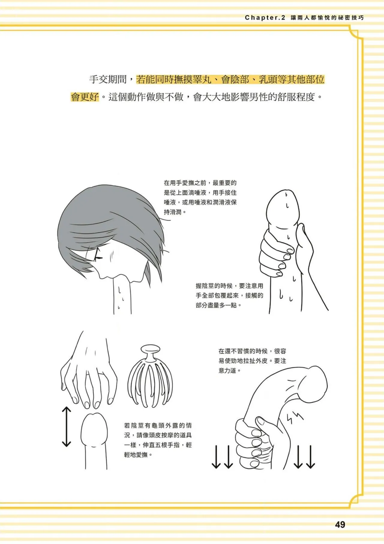 給想體驗究極性愛的妳——给女孩的榨精法则 (清水健)【官繁中版】 page 49 - full color how to hentai manga - read online free