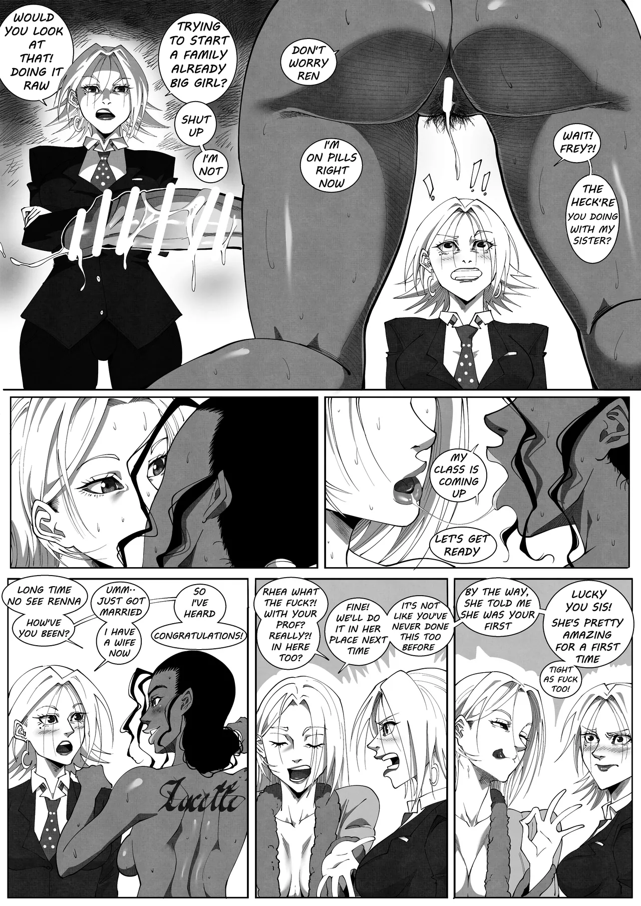 GNO: Girl's Night Out - Issue 02 page 14 original parody - ttf threesome futanari hentai manga - read online free
