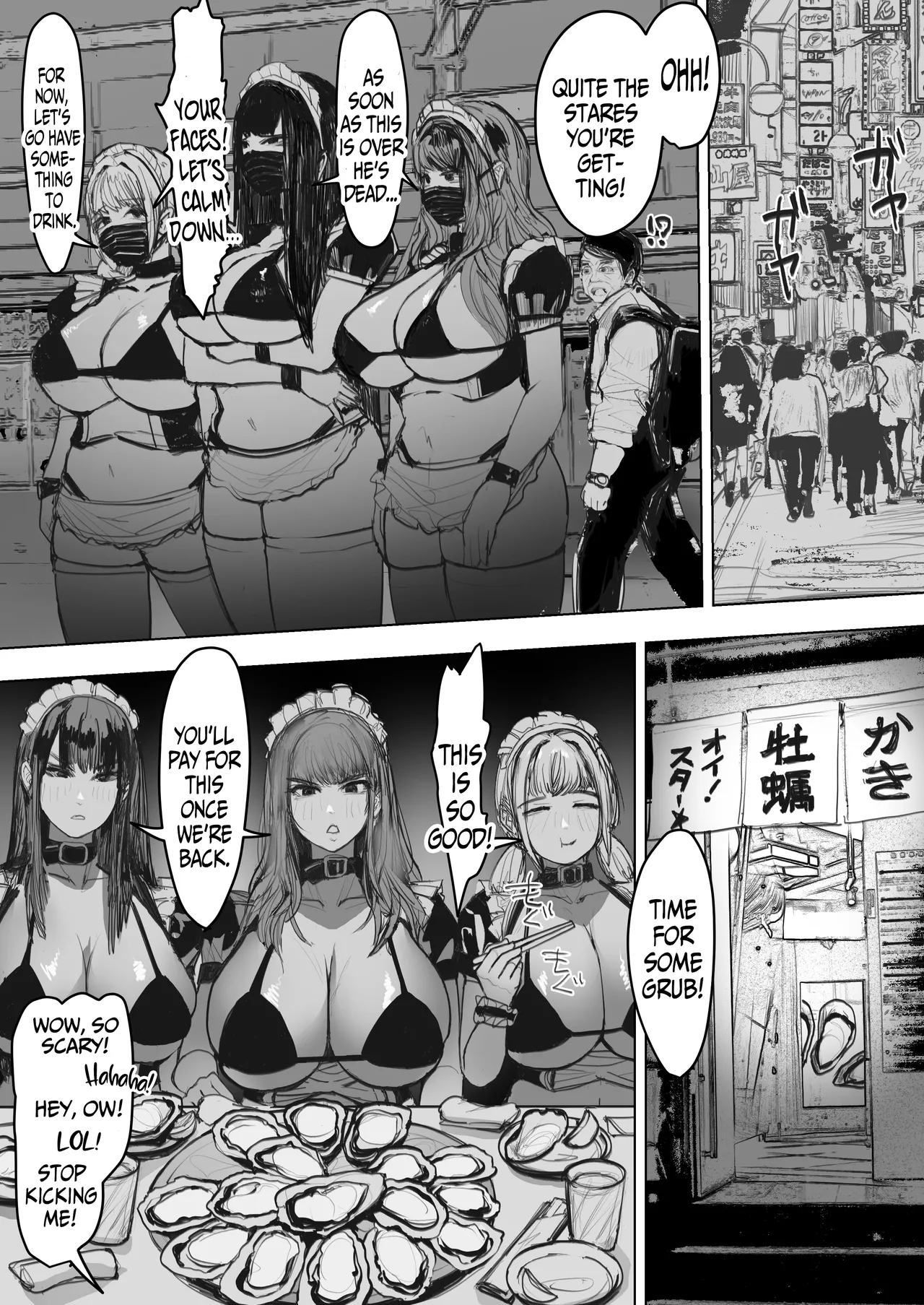 [E Tsuchiya (TUCCIAO)] Shakkin Gal 3-nin ga Doujin AV Satsuei shita Kekka | The consequences of 3 debt-ridden gals shooting an AV [English] [Hornypanas] page 37 original parody - sole male beauty mark hentai manga - read online free