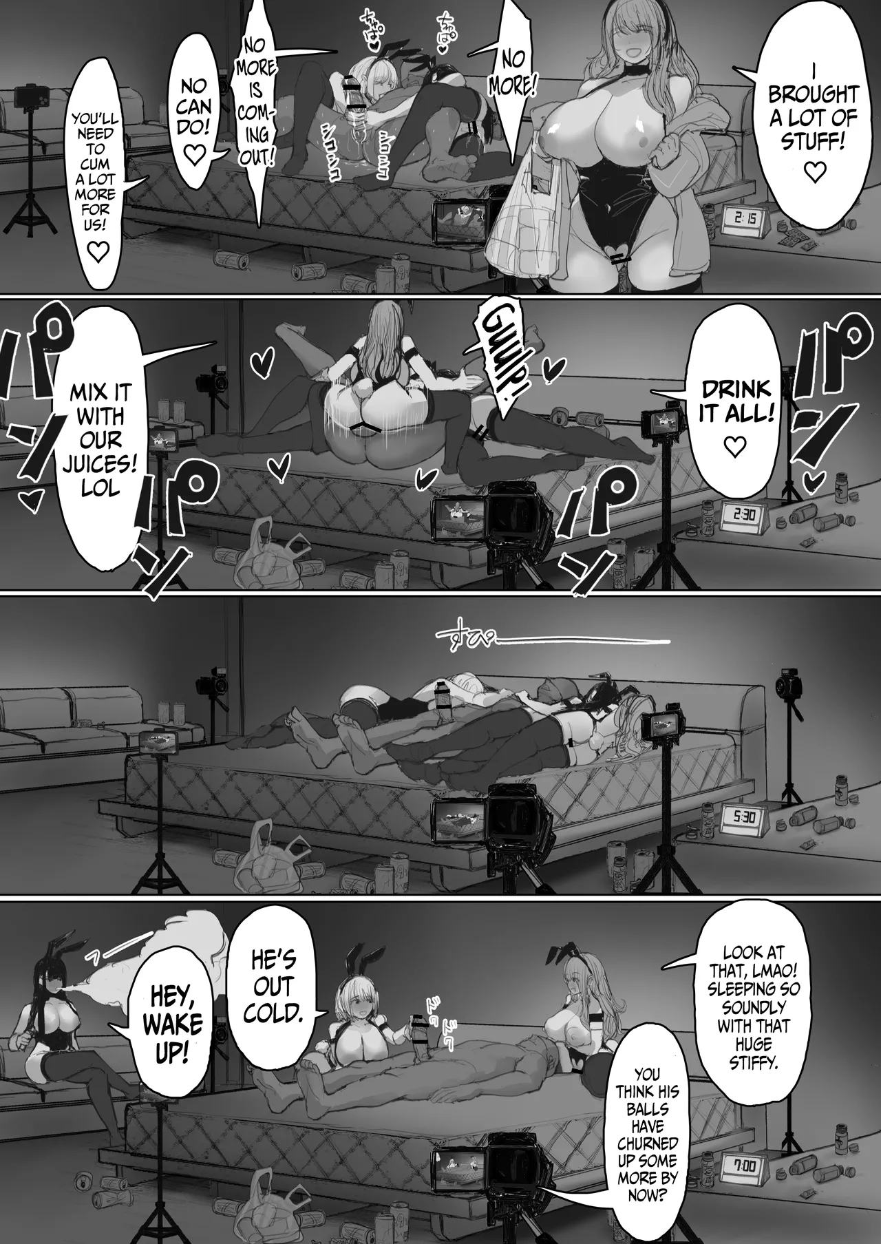 [E Tsuchiya (TUCCIAO)] Shakkin Gal 3-nin ga Doujin AV Satsuei shita Kekka | The consequences of 3 debt-ridden gals shooting an AV [English] [Hornypanas] page 42 original parody - maid squirting hentai manga - read online free